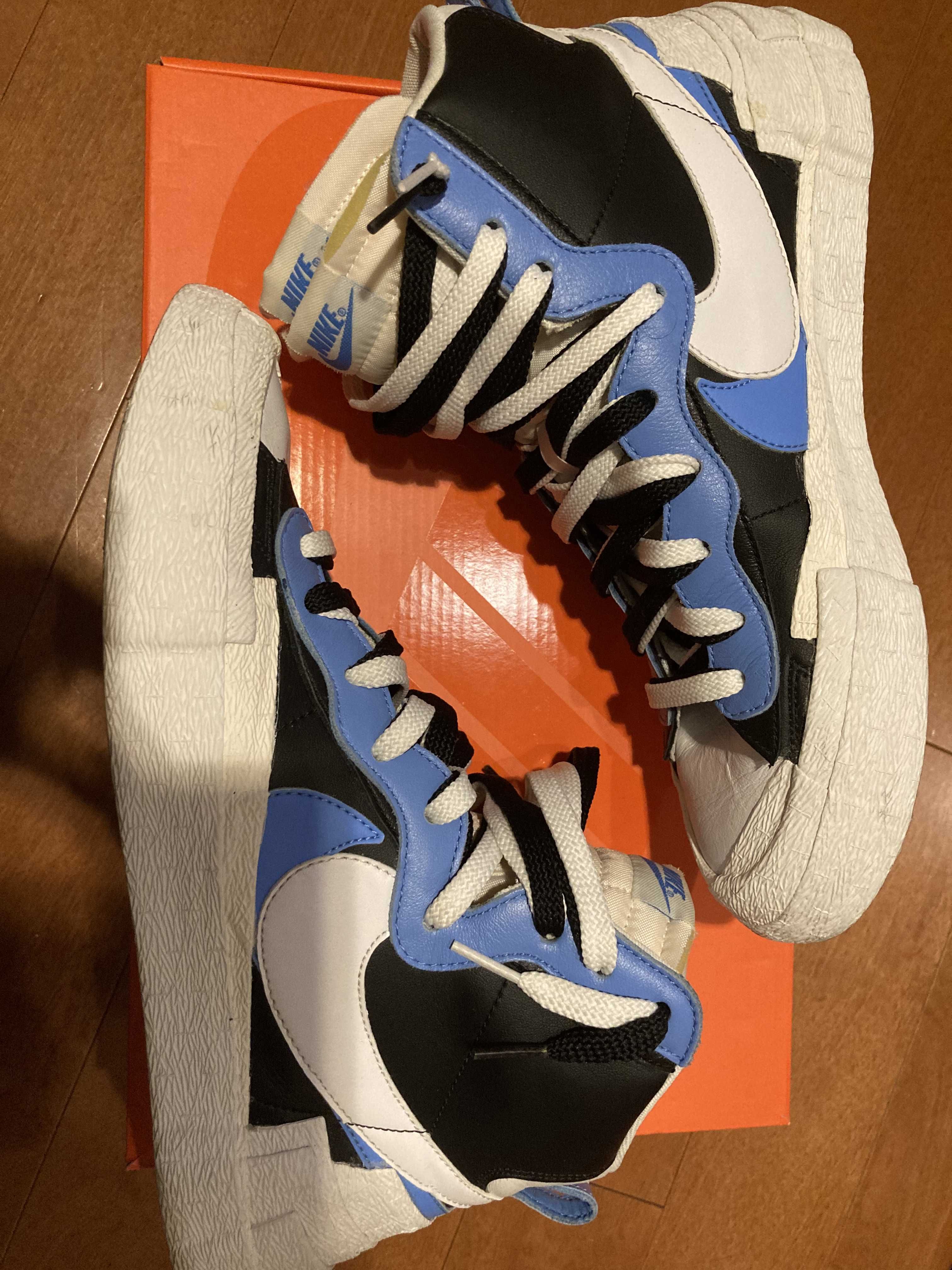 sacai × NIKE BLAZER MID BLACK / BLUEを買うならスニーカーダンク