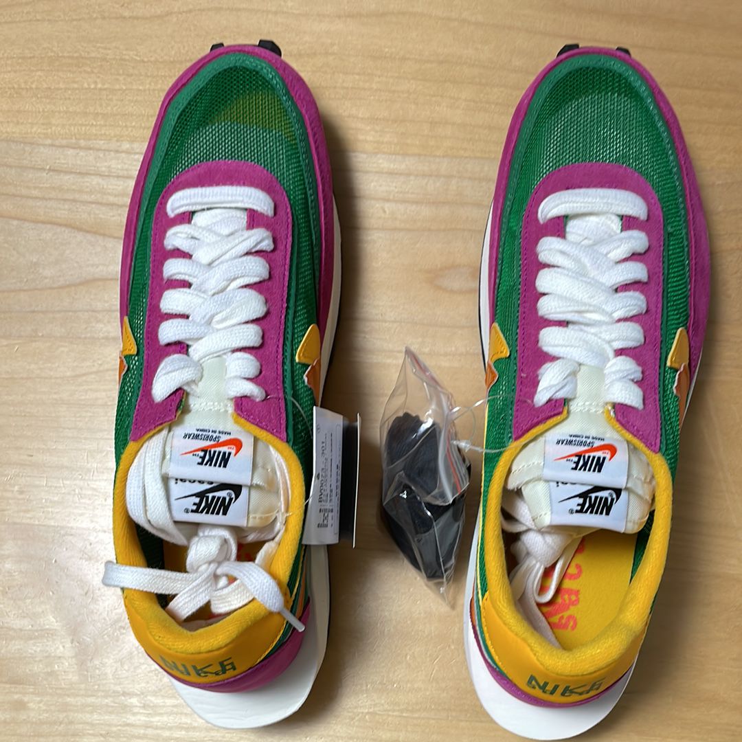 sacai × NIKE LDV WAFFLE "PINE GREEN"