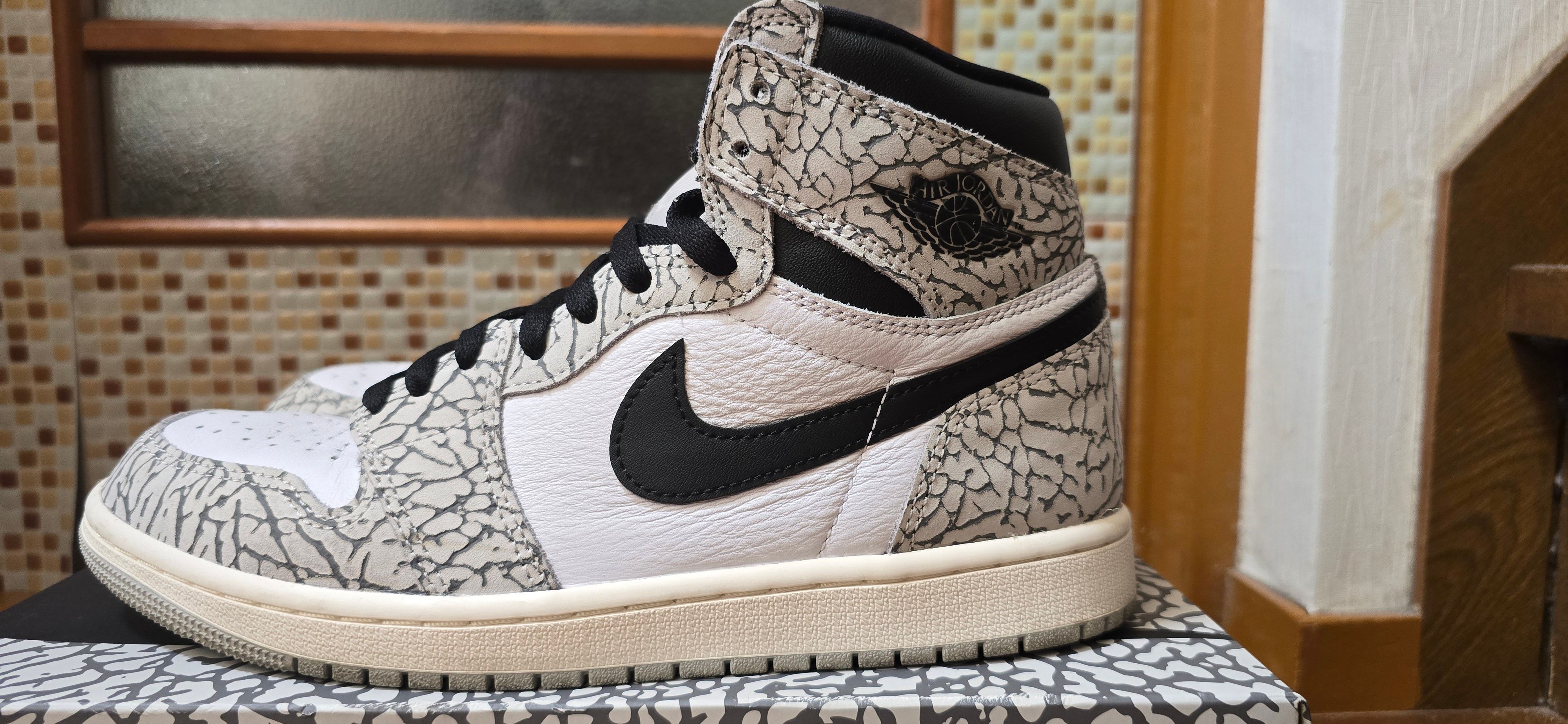 Nike Air Jordan 1 High OG "White Cement/Safari"