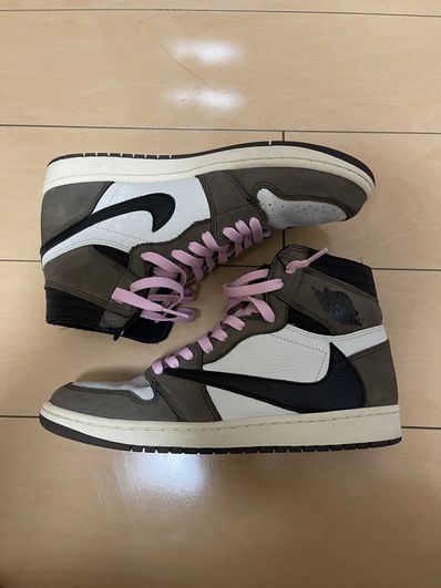 Travis Scott × Nike Air Jordan 1 Retro High OG TS SP "Sail/Dark Mocha"