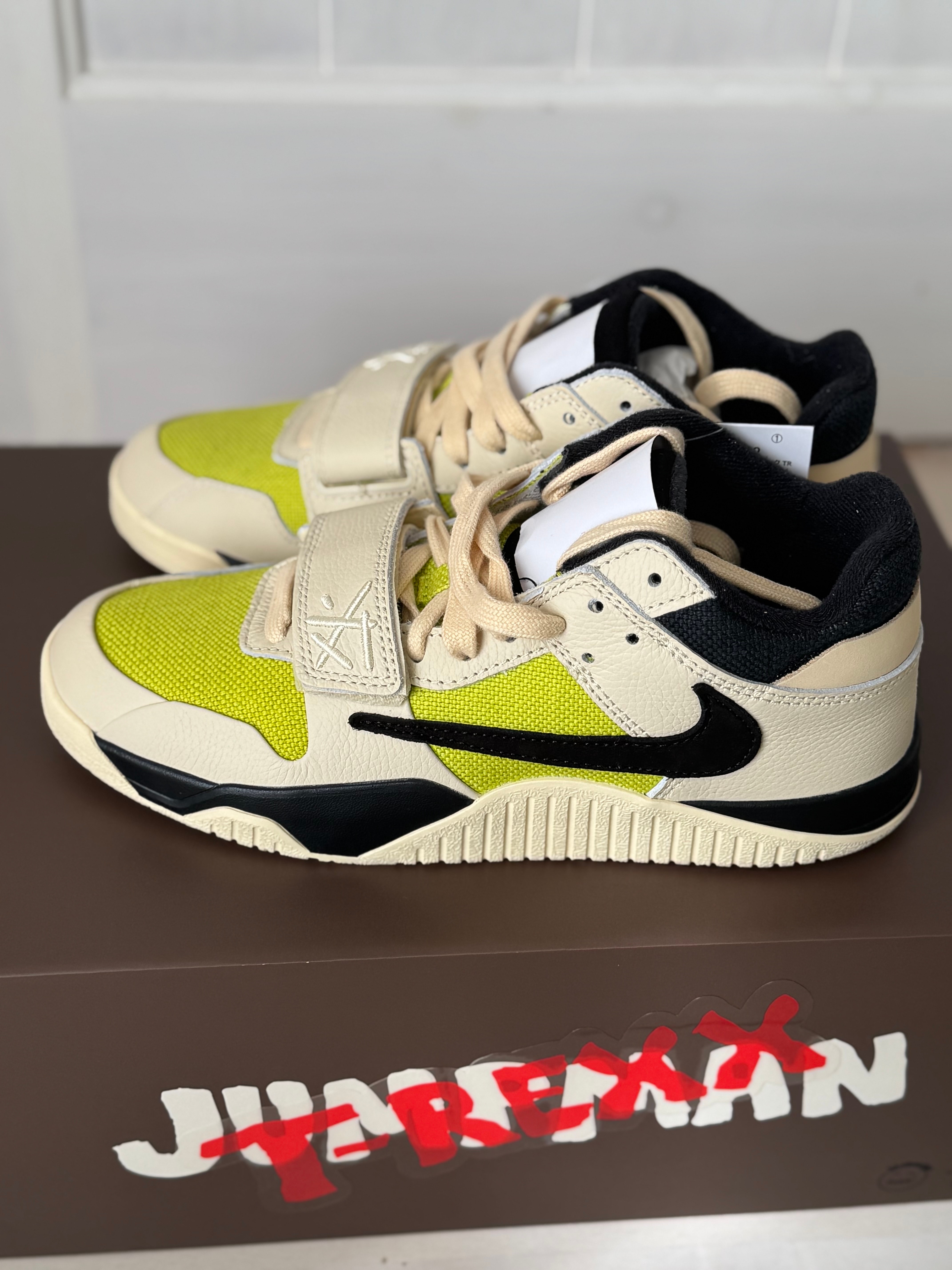 Travis Scott × Nike Jordan Jumpman Jack TR CJ1 T-Rexx "Bright Cactus"