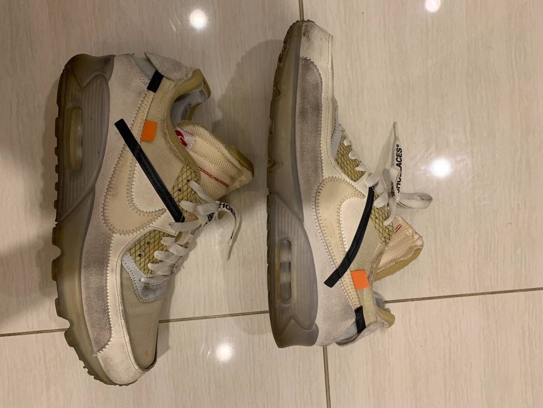 Off-White × Nike Air Max 90 "The 10/Sail"