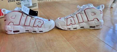 NIKE AIR MORE UPTEMPO "WHITE/VARSITY RED" (2021)