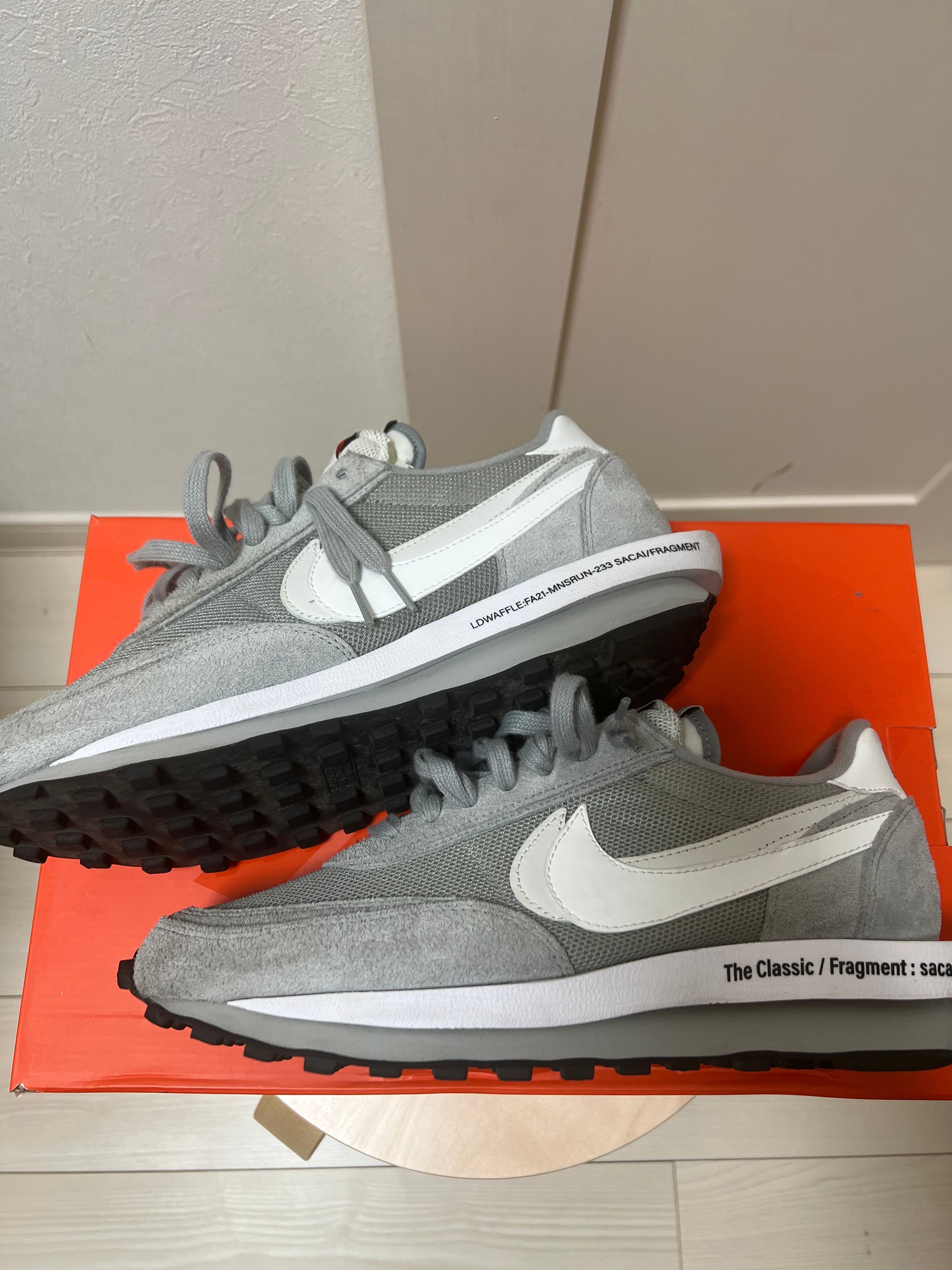 Fragment × sacai × Nike LD Waffle "Light Smoke Grey"