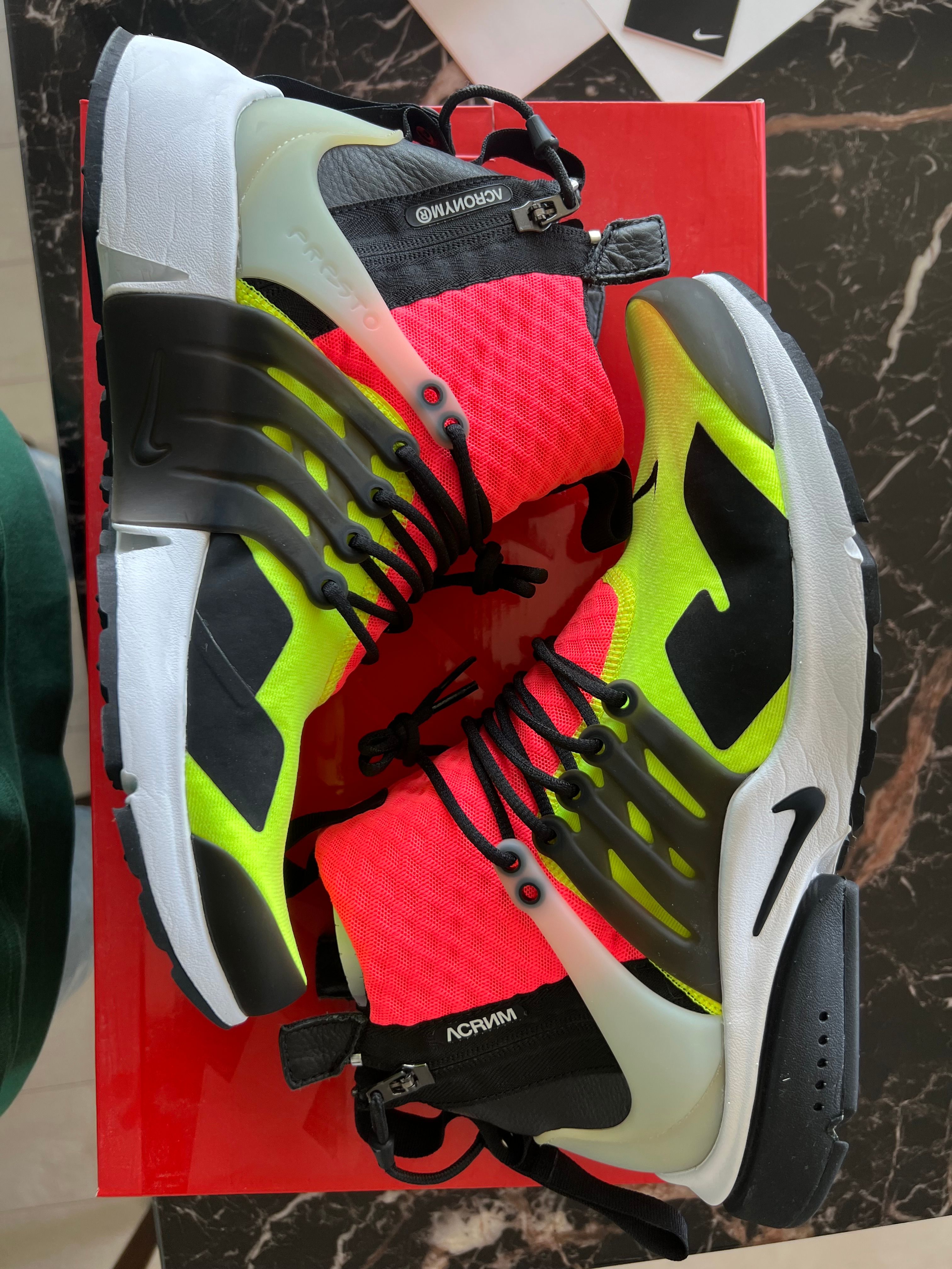 ACRONYM × Nike Air Presto Mid "Hot Lava"
