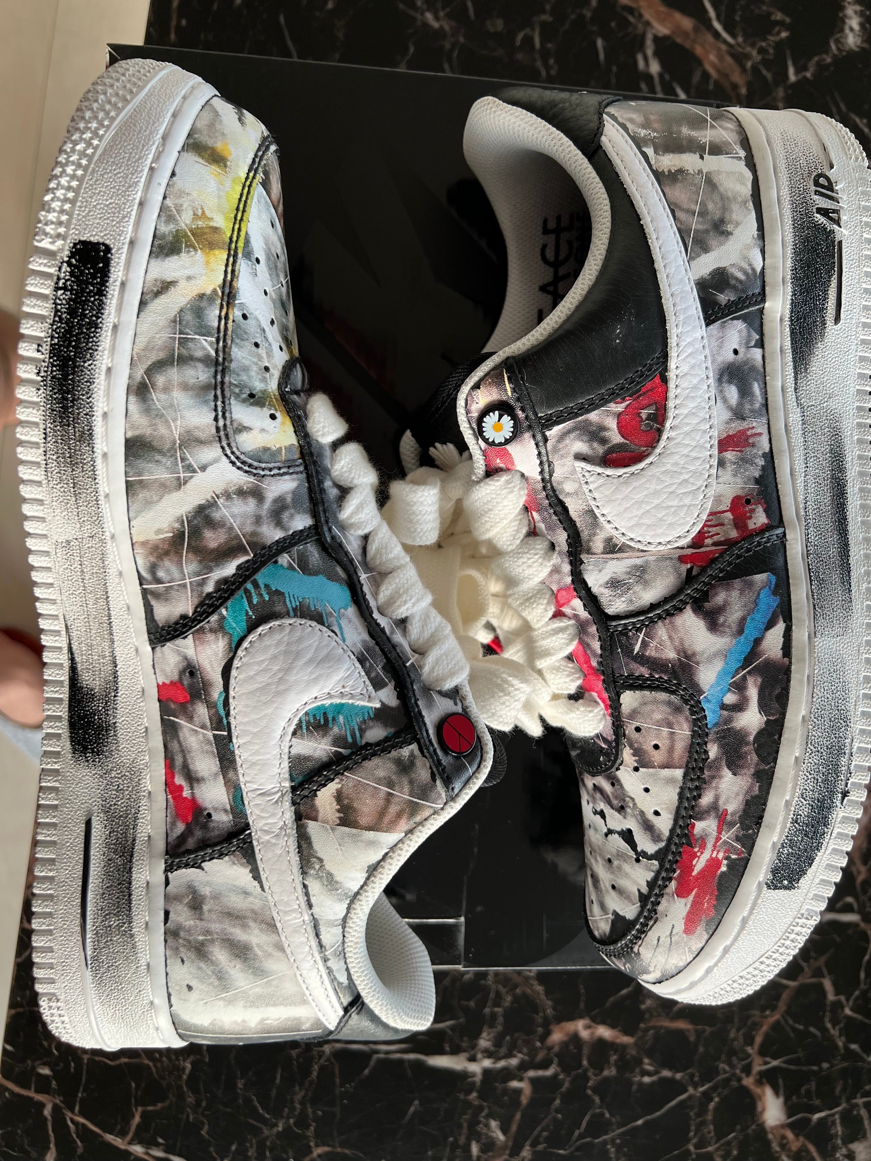 PEACEMINUSONE × Nike Air Force 1 Low Para Noise "Black" / G-DRAGON