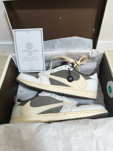 Travis Scott × Nike Air Jordan 1 Low OG SP "Reverse Mocha/Sail and Ridgerock"