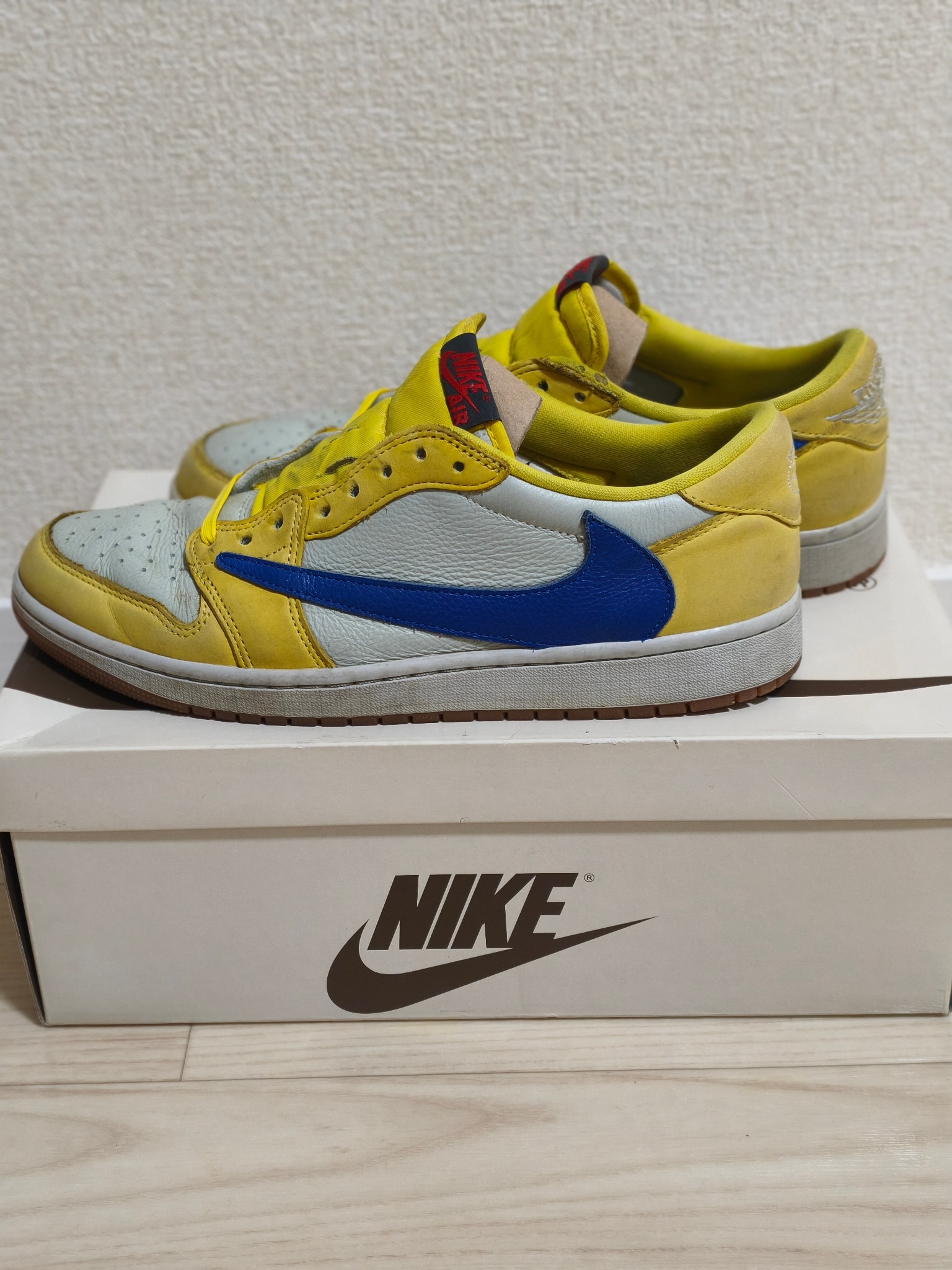Travis Scott × Nike Women's Air Jordan 1 Retro Low OG "Canary"