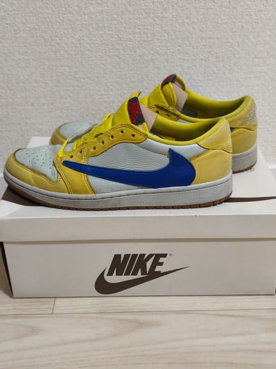 Travis Scott × Nike Women's Air Jordan 1 Retro Low OG "Canary"