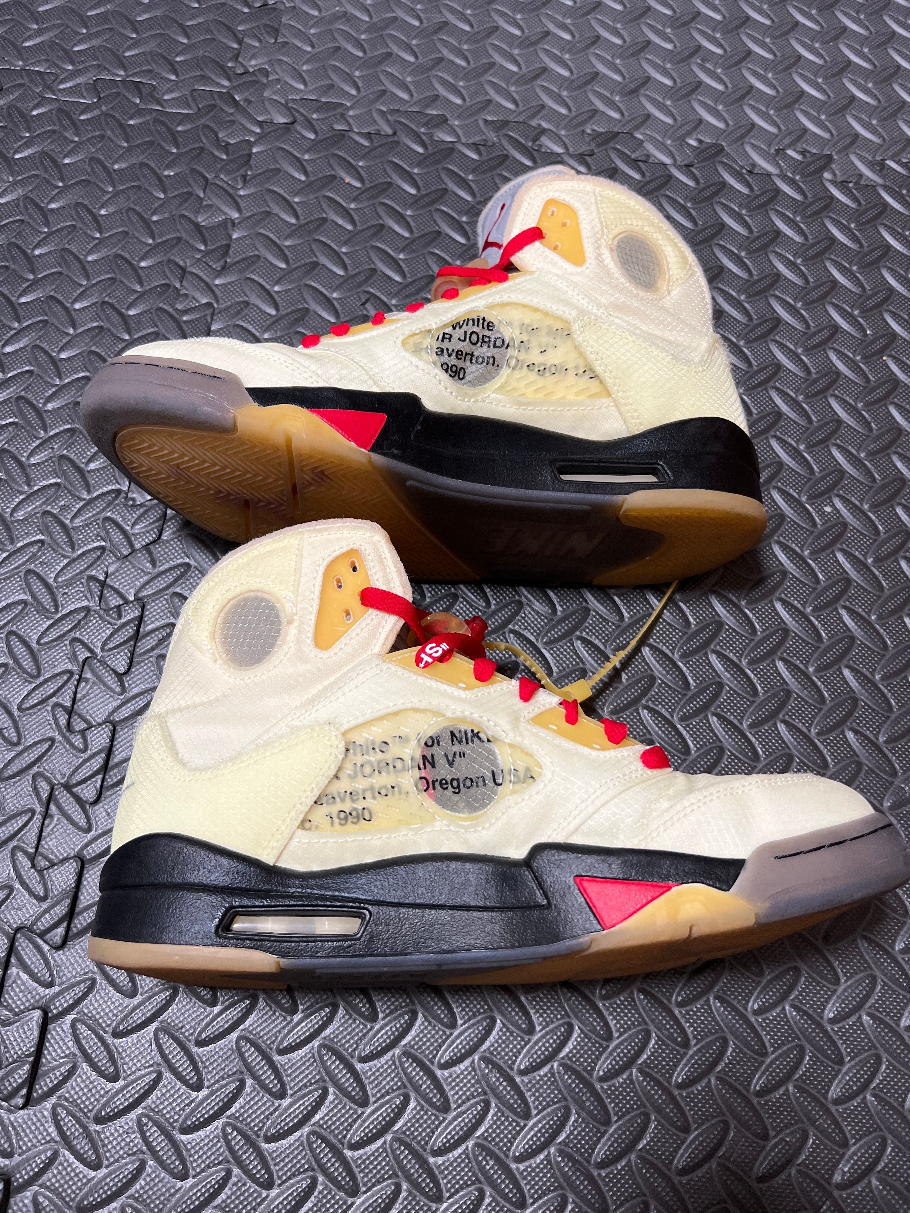 Off-White × Nike Air Jordan 5 "Sail"