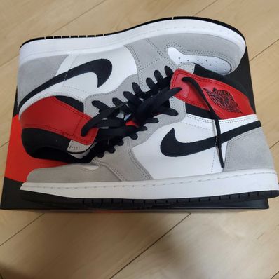Nike Air Jordan 1 High OG "White/Black/Light Smoke Grey"