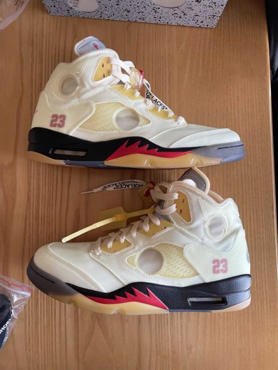 Off-White × Nike Air Jordan 5 "Sail"