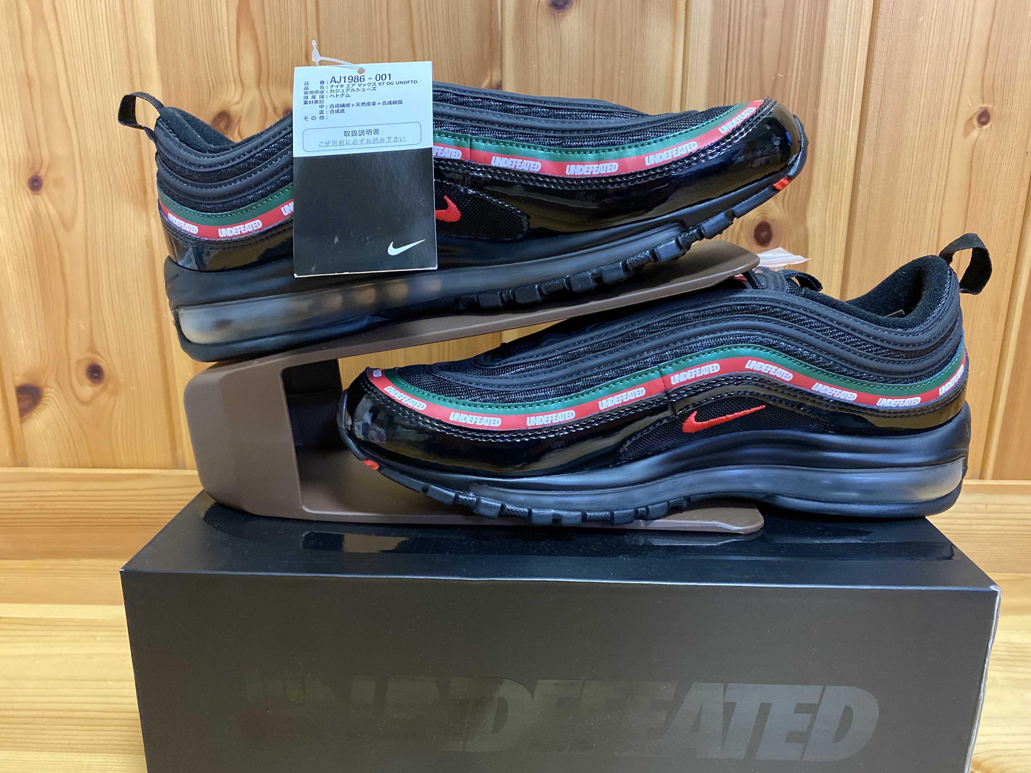 UNDEFEATED × Nike Air Max 97 OG "black"