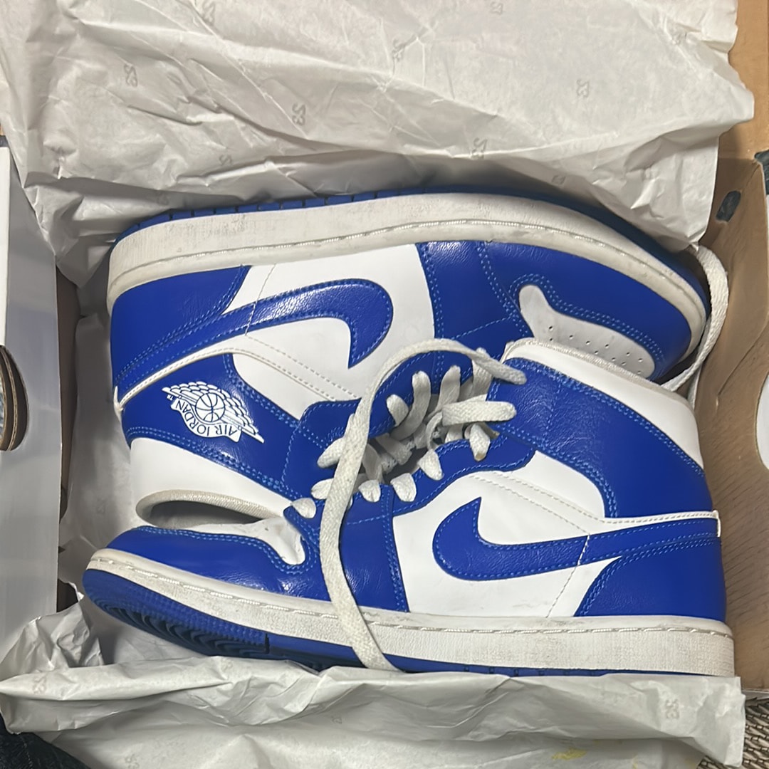 Nike Women's Air Jordan 1 Mid "Kentucky Blue"