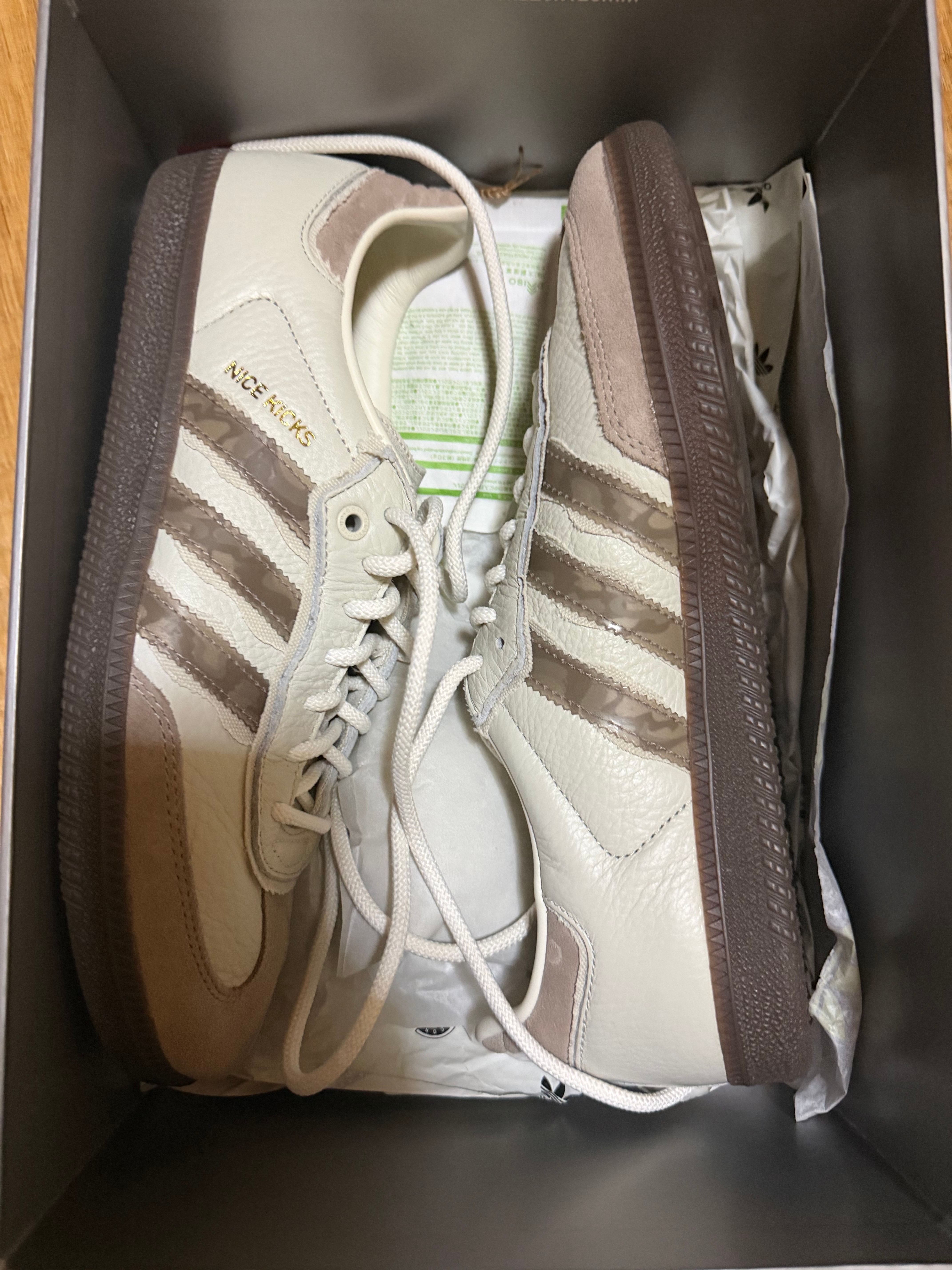 Nice Kicks × adidas Consortium Samba "Talc/Brown/Pantone"