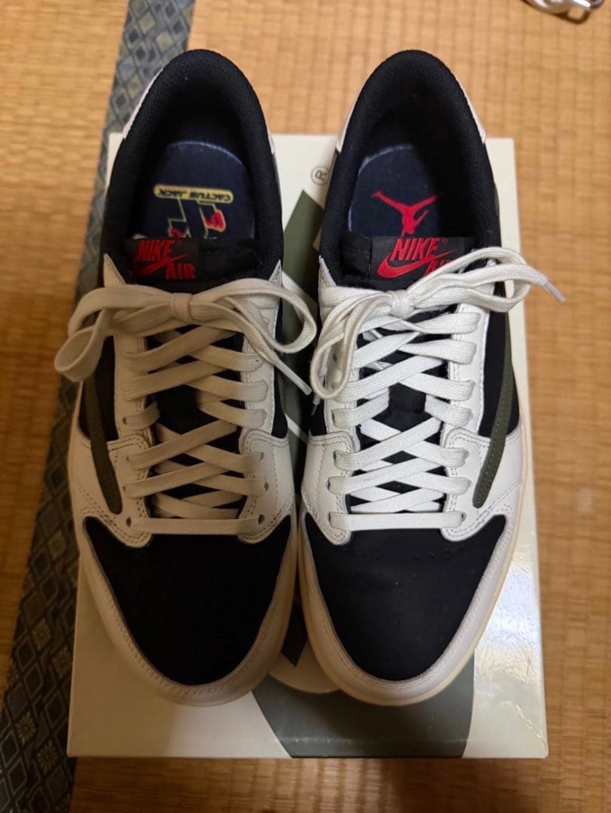 Travis Scott × Nike Women's Air Jordan 1 Low OG "Medium Olive"