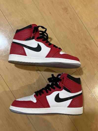 Spiderman × Nike Air Jordan 1 Origin Story "Gym Red/White/Photo Blue/Black"