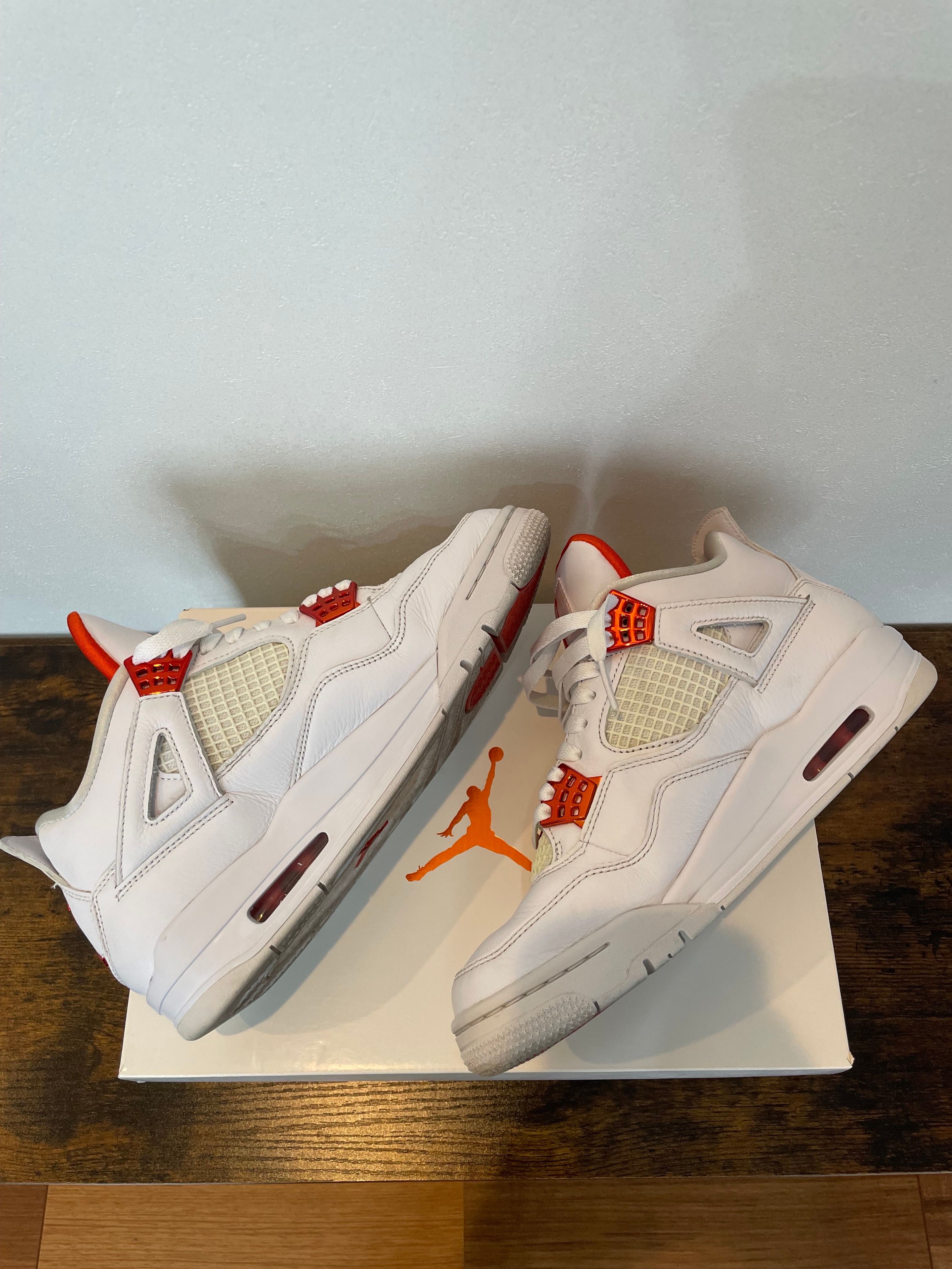 Nike Air Jordan 4 Retro "White/Team Orange"