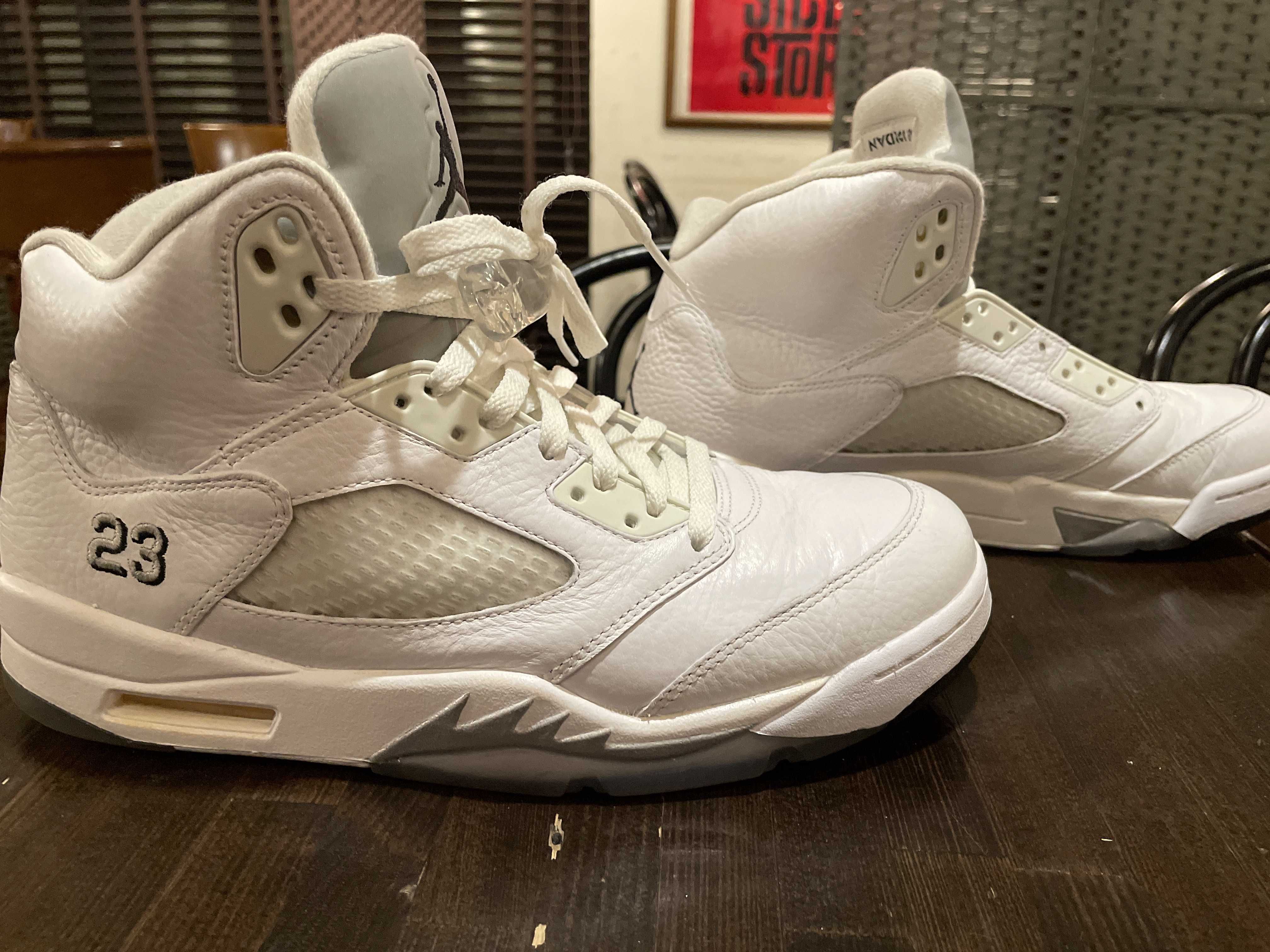 Nike Air Jordan 5 Retro "Metallic White" (2015)