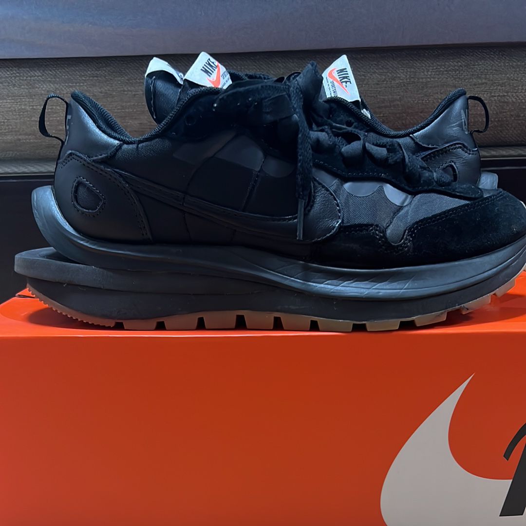 sacai × Nike VaporWaffle "Black Gum"