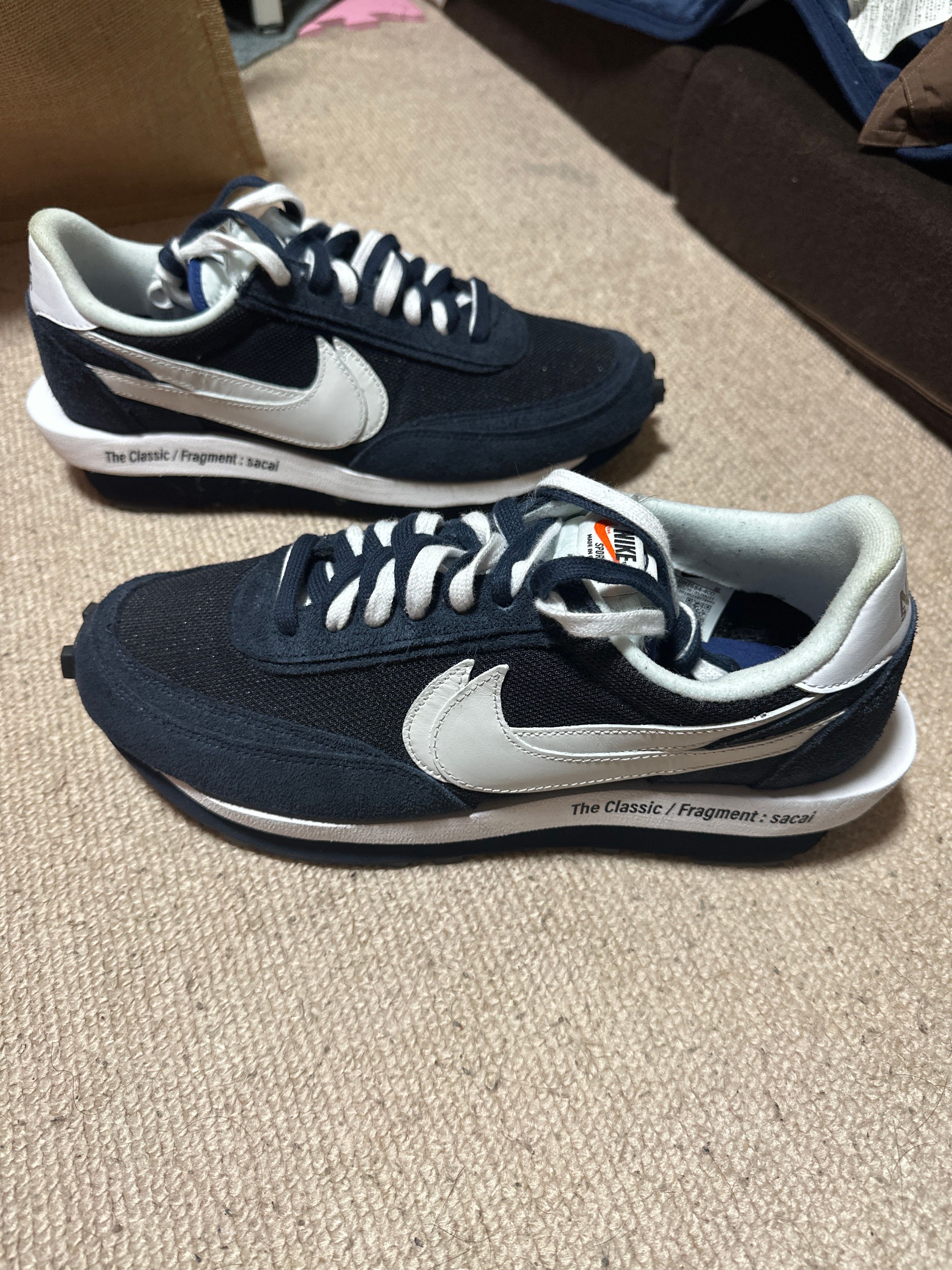 Fragment × sacai × Nike LD Waffle "Blackended Blue"