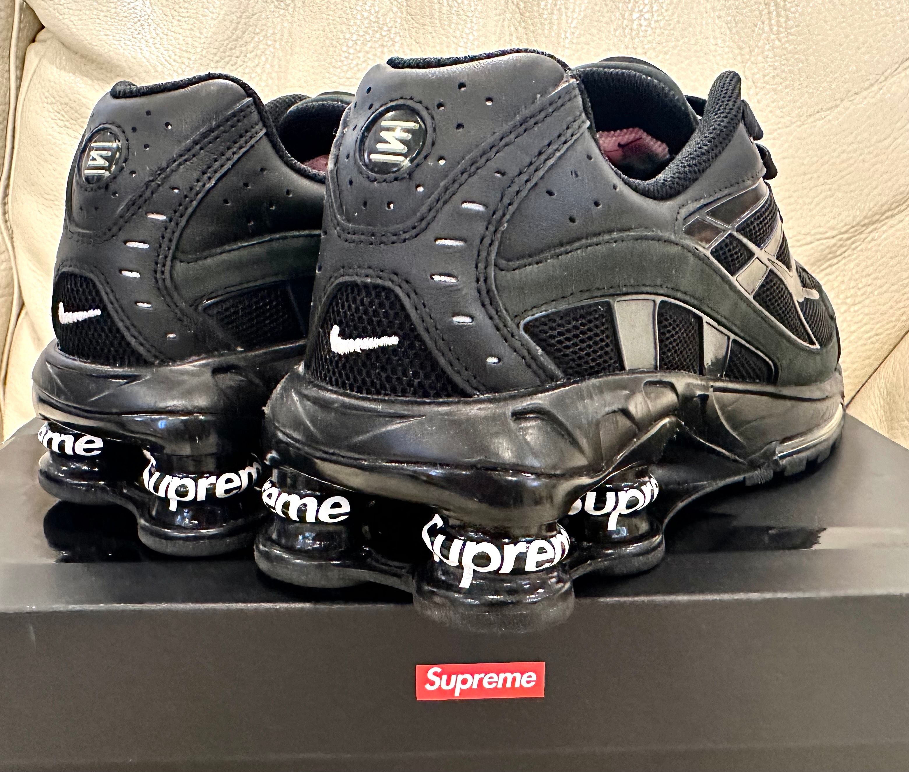Supreme × Nike Shox Ride 2 "Black/Black-White"
