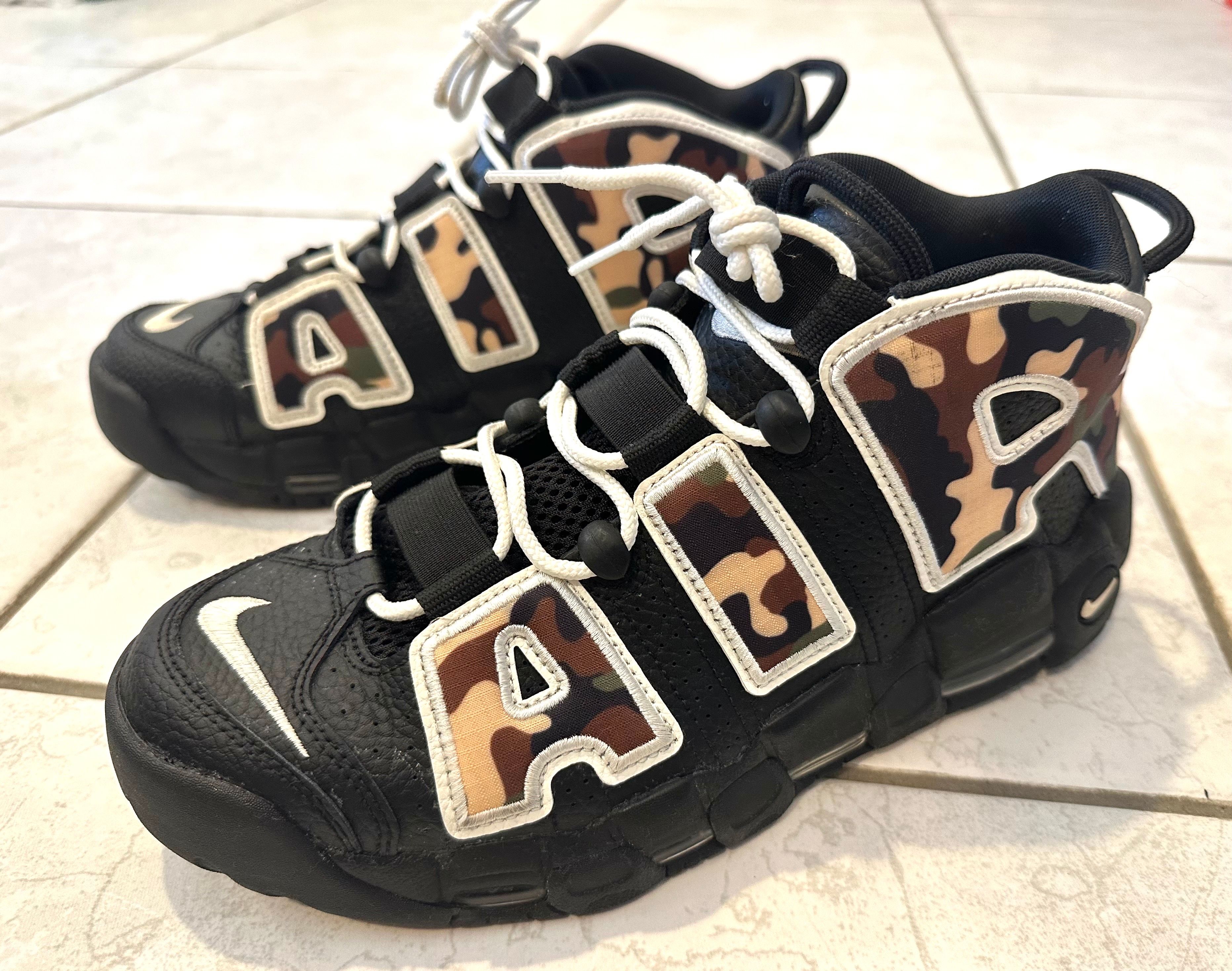 NIKE AIR MORE UPTEMPO "BLACK CAMO"