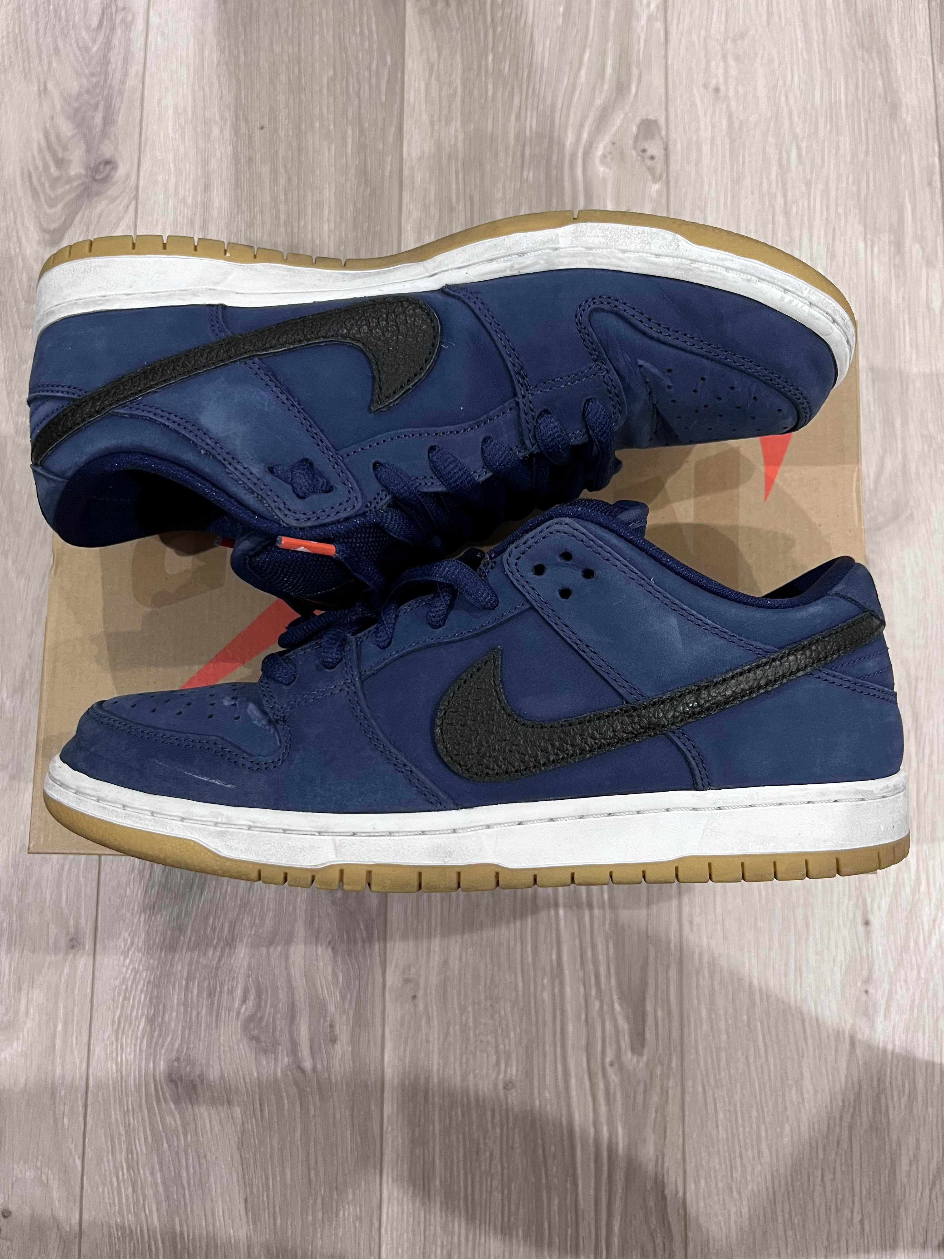 Nike SB Dunk Low Orange Label "Obsidian/Black-Light Gum Brown"