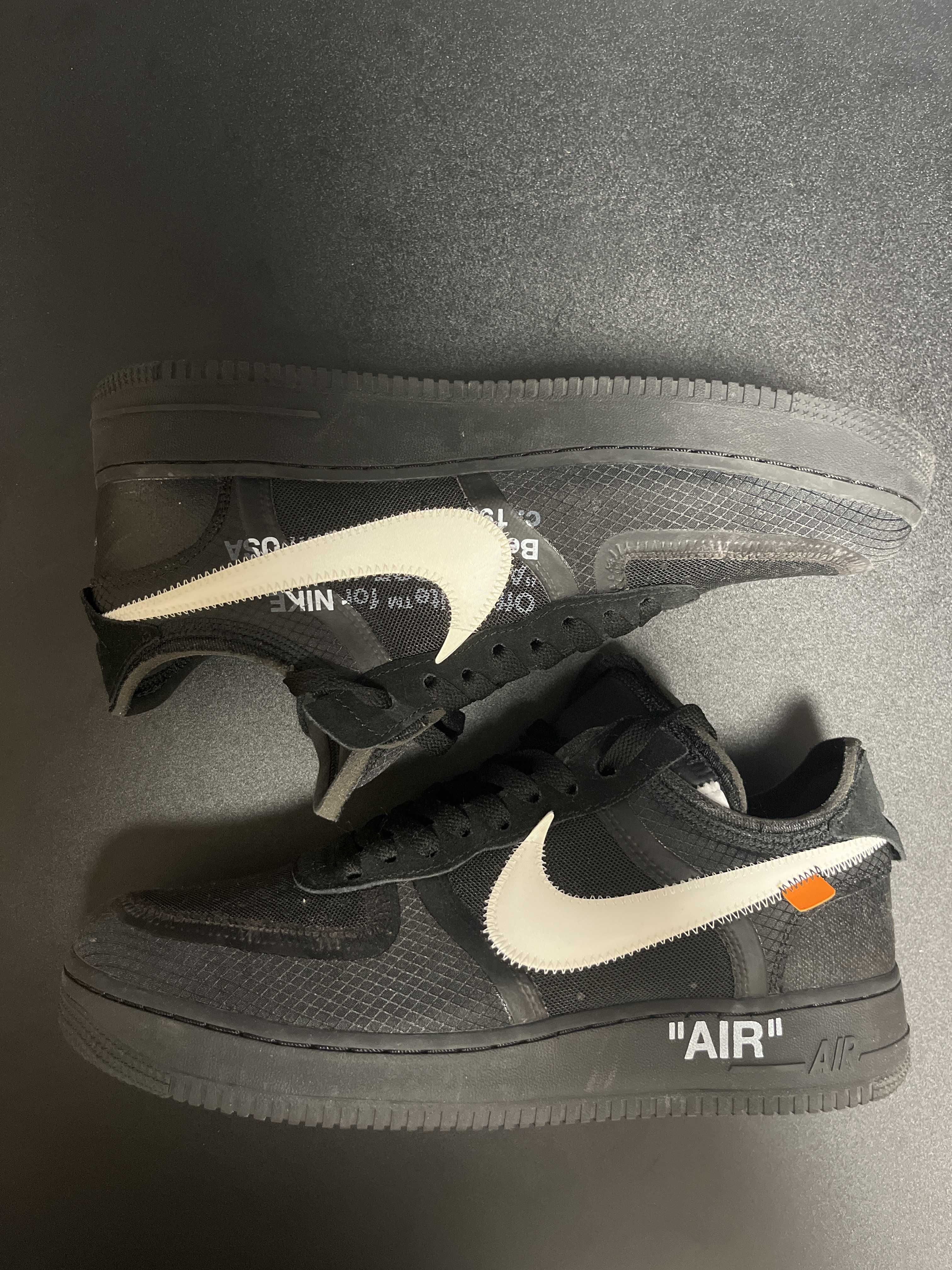 Off-White × Nike Air Force 1 Low "Black"