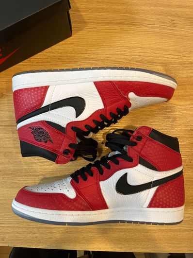 Spiderman × Nike Air Jordan 1 Origin Story "Gym Red/White/Photo Blue/Black"