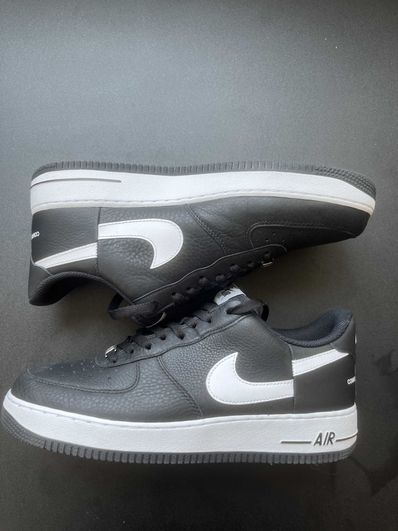 Supreme × COMME des GARCONS SHIRT × Nike Air Force 1 Low "Black/White" (2018)
