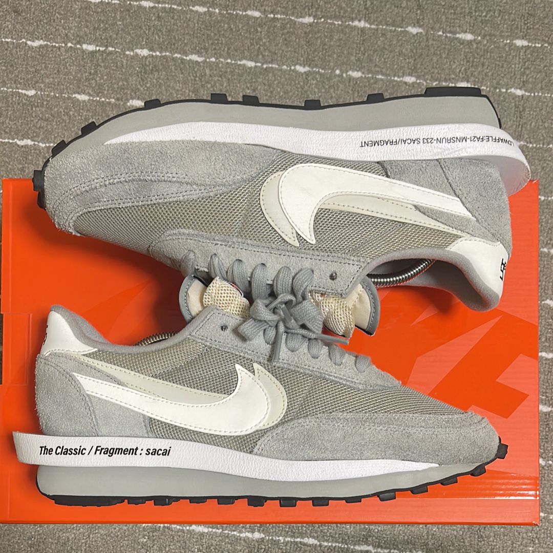 Fragment × sacai × Nike LD Waffle "Light Smoke Grey"