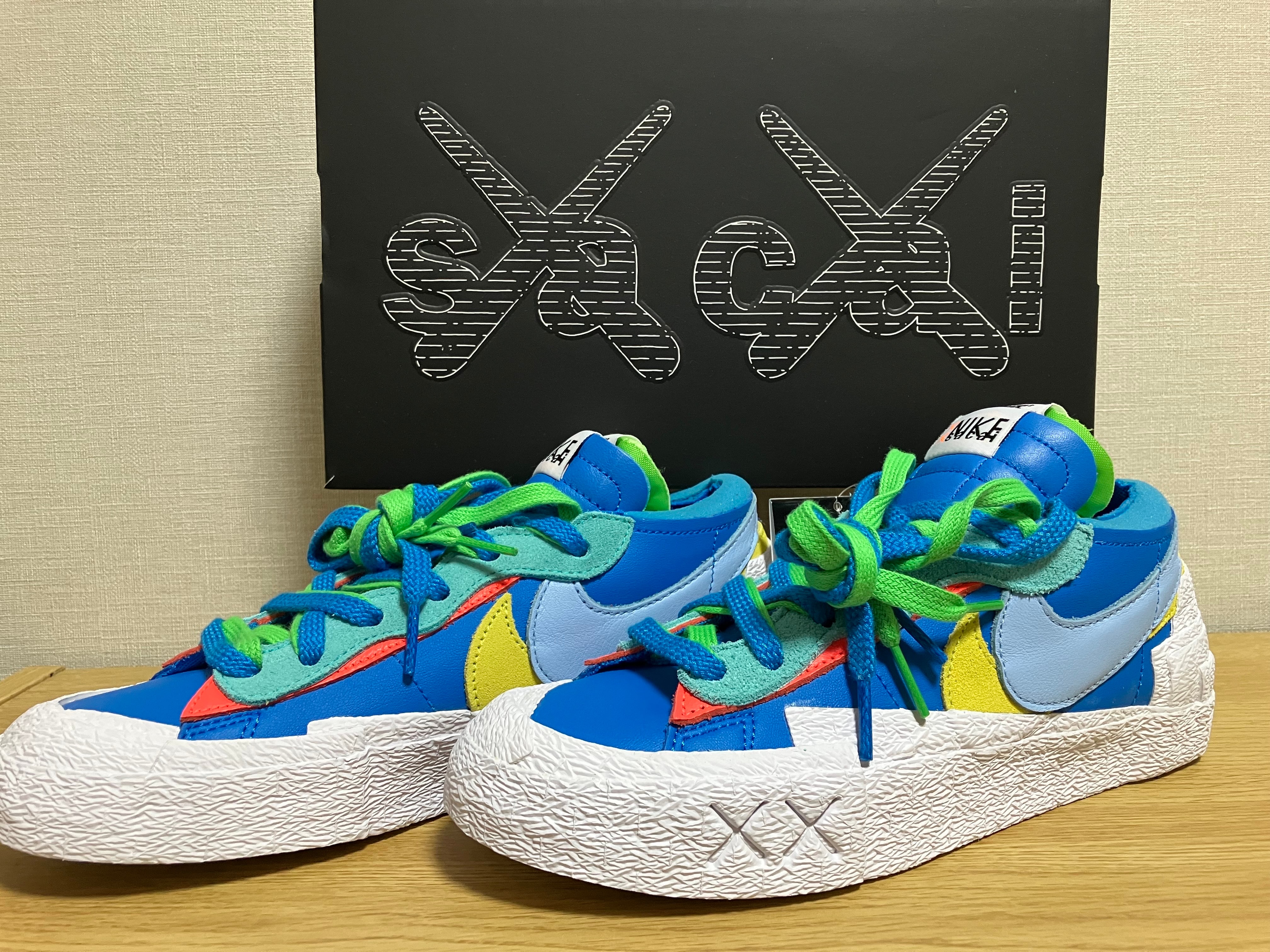 KAWS × sacai × Nike Blazer Low "Neptune Blue"
