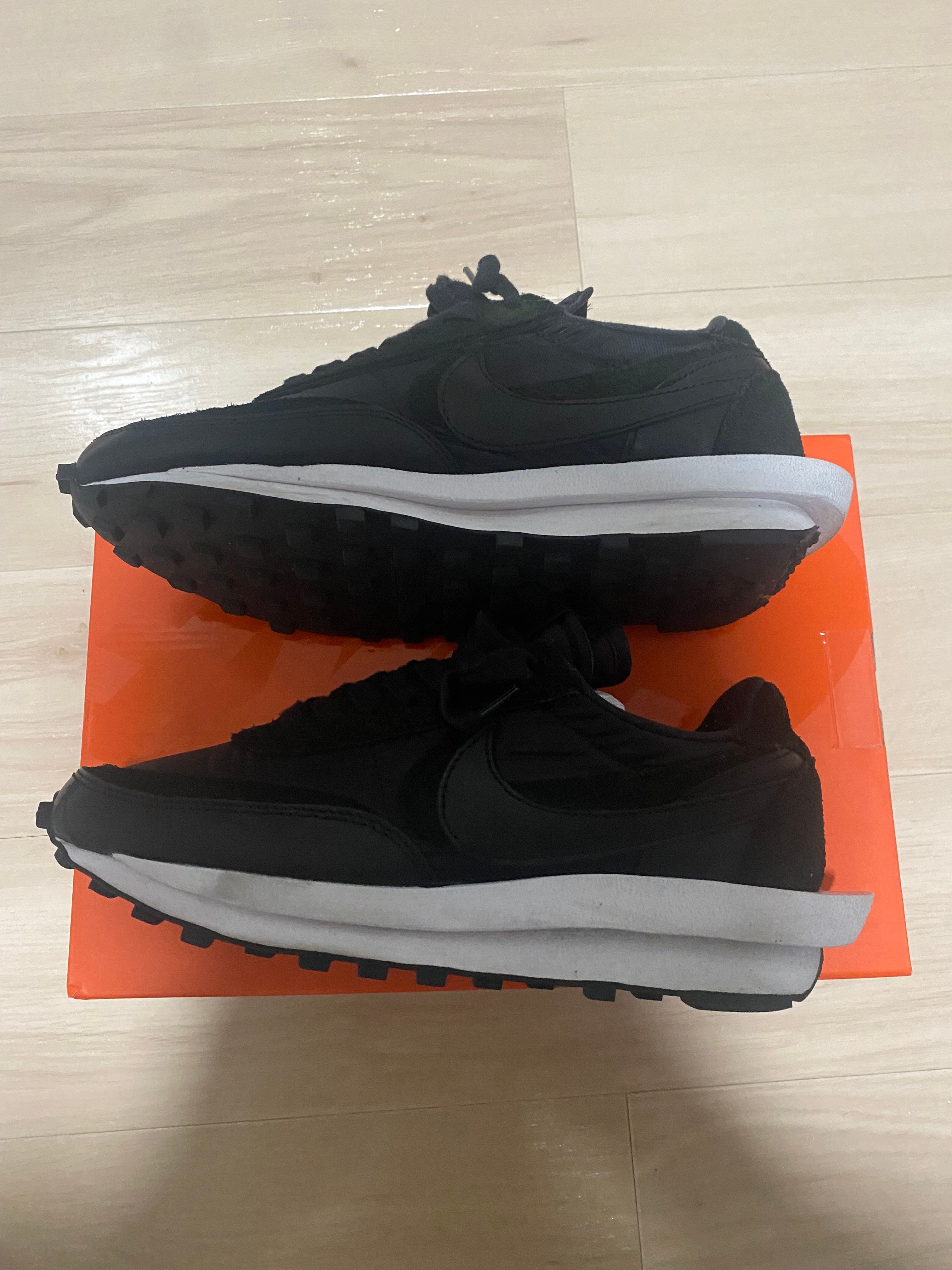 sacai × Nike LDV Waffle "Triple Black"