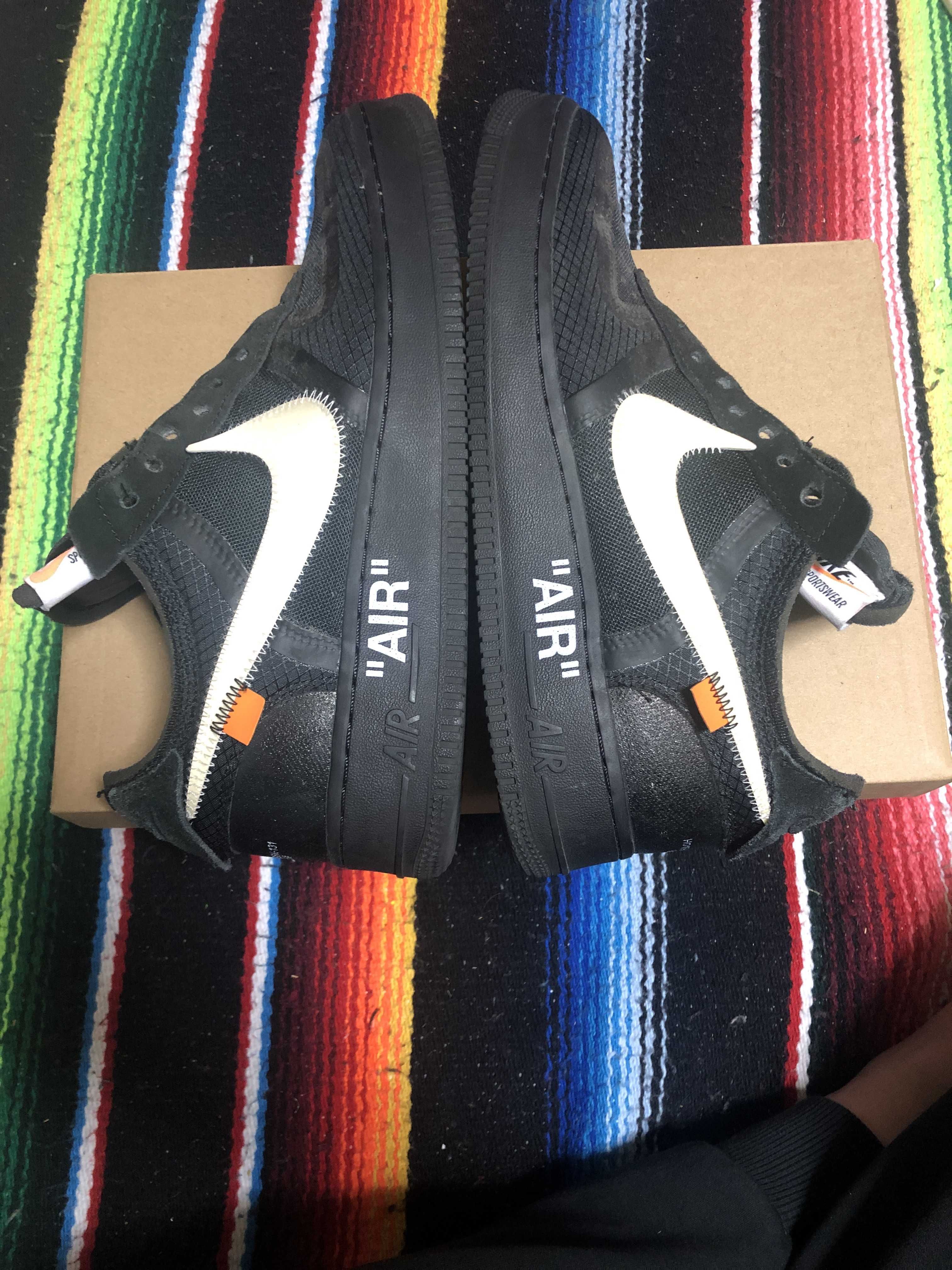 Off-White × Nike Air Force 1 Low "Black"