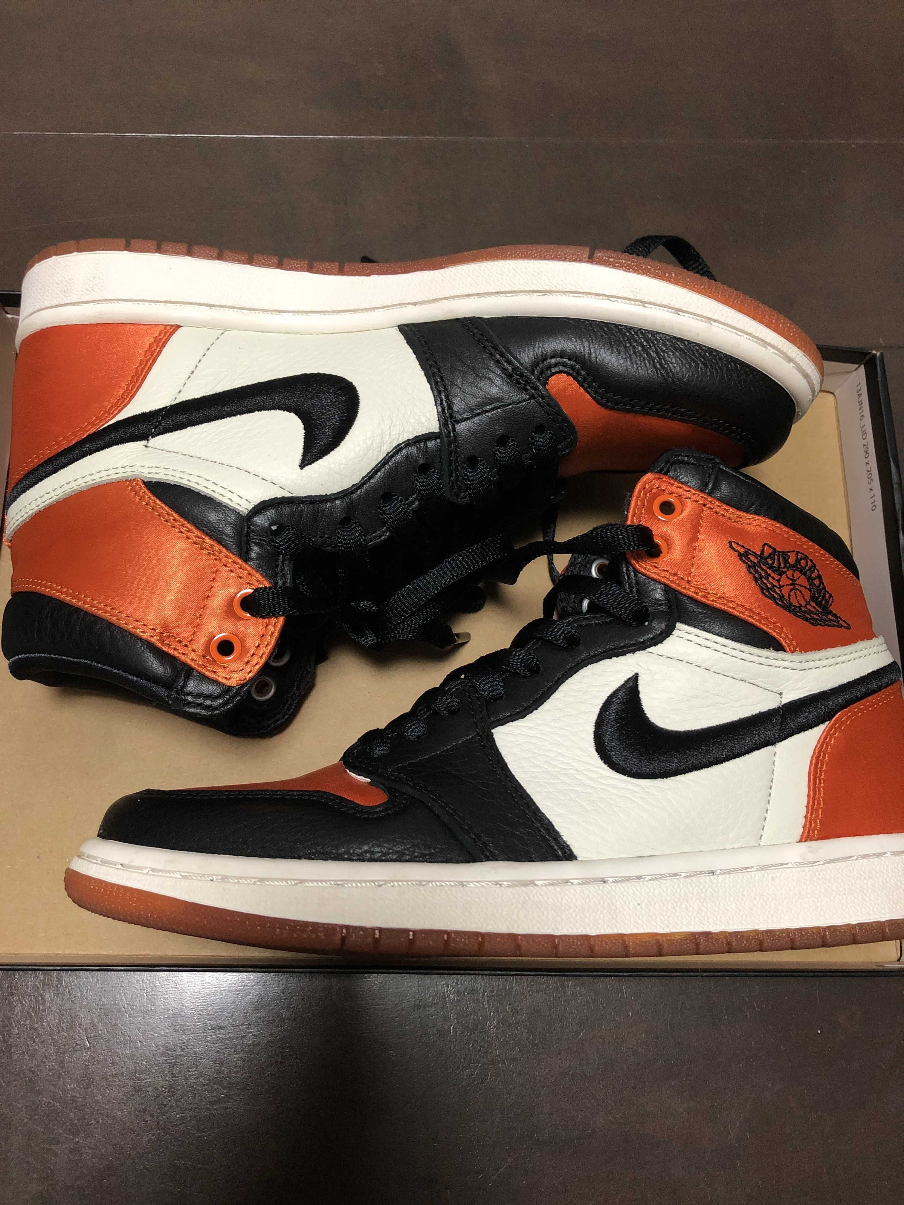 Nike Women's Air Jordan 1 High "Satin Shattered Backboard"