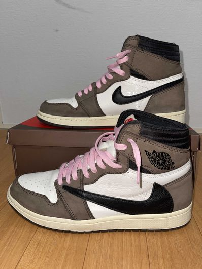 Travis Scott × Nike Air Jordan 1 Retro High OG TS SP "Sail/Dark Mocha"