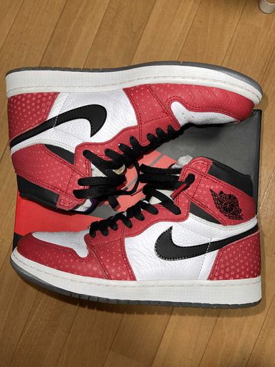 Spiderman × Nike Air Jordan 1 Origin Story "Gym Red/White/Photo Blue/Black"