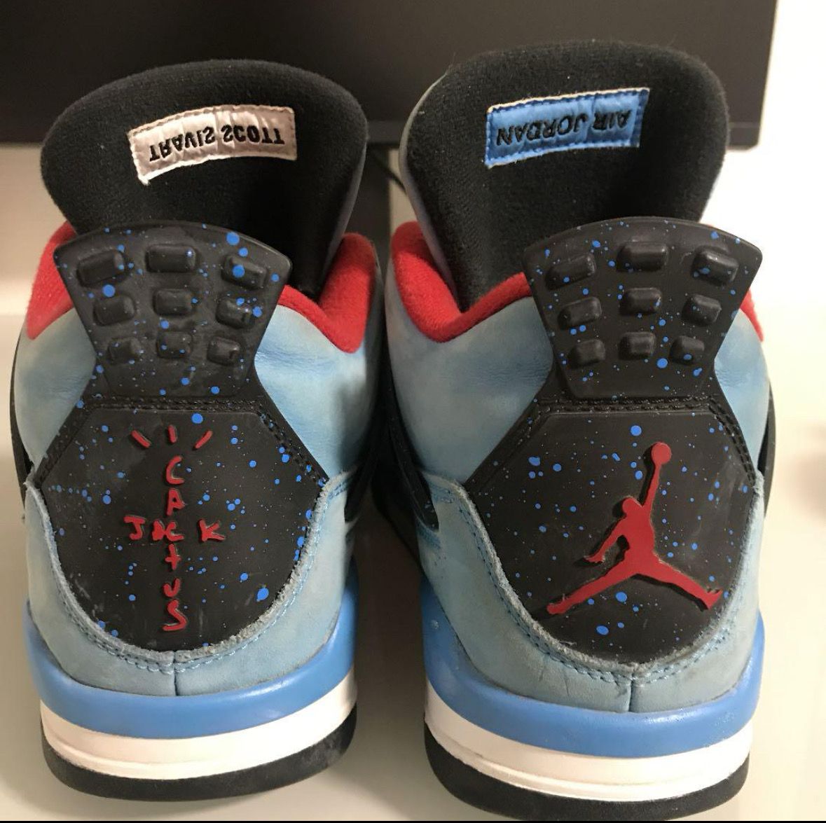 Travis Scott × Nike Air Jordan 4 Retro Cactus Jack "University Blue"