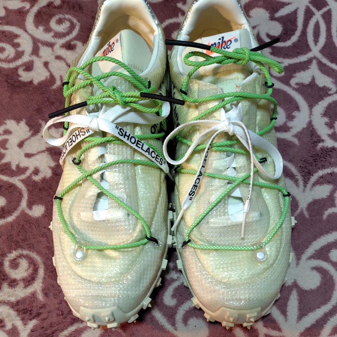 Off-White × Nike Women's Waffle Racer "White"