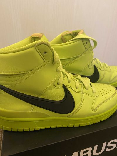 AMBUSH × NIKE DUNK HIGH "FLASH LIME"