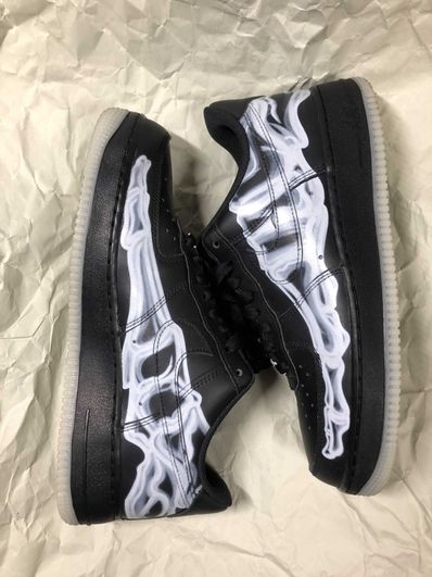 Nike Air Force 1 Low "Black Skeleton"