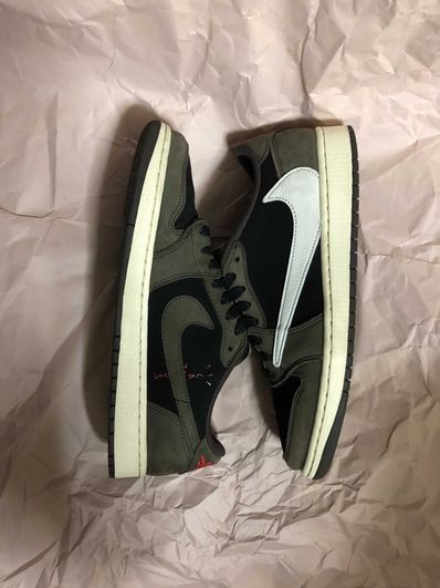 Travis Scott × Nike Air Jordan 1 Low OG SP-T "Black/Dark Mocha"