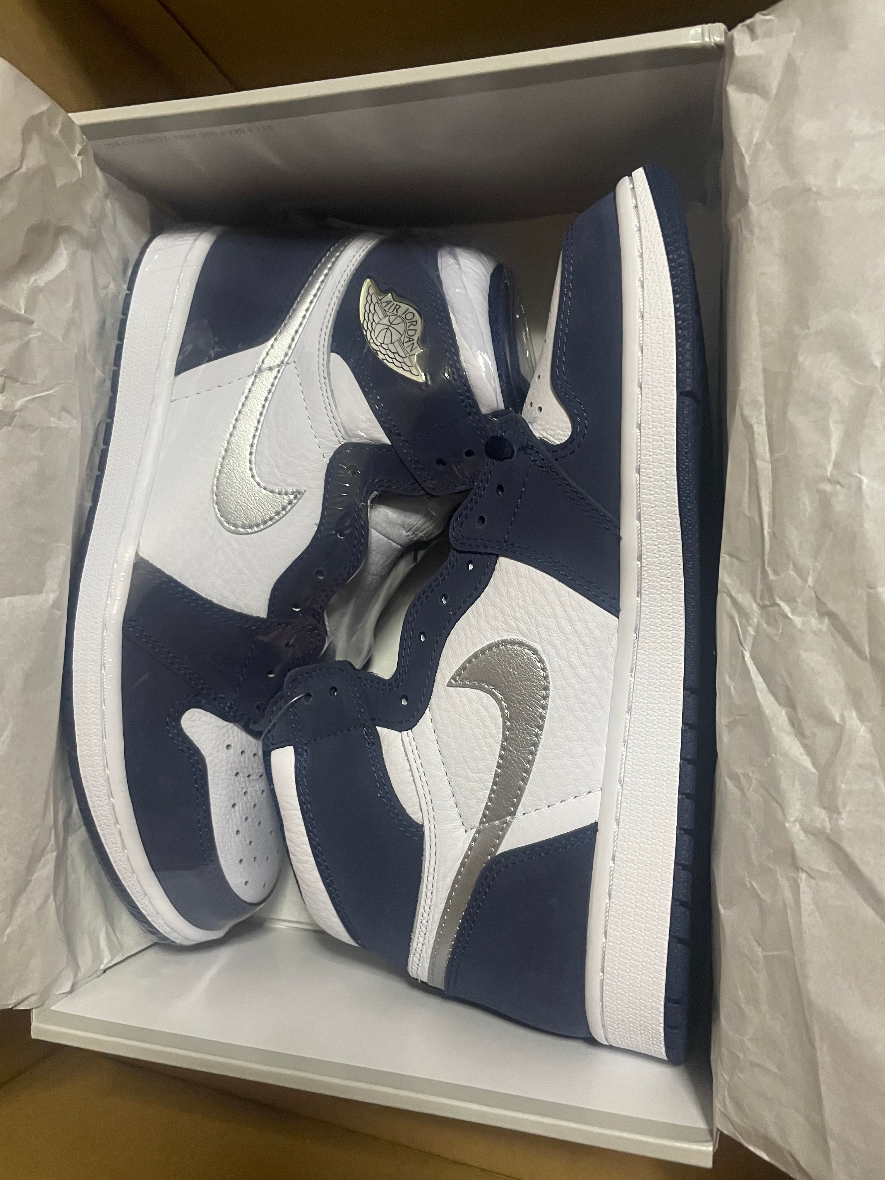 Nike Air Jordan 1 High OG CO.JP "White/Midnight Navy" (2020)(ブリーフケースなし)