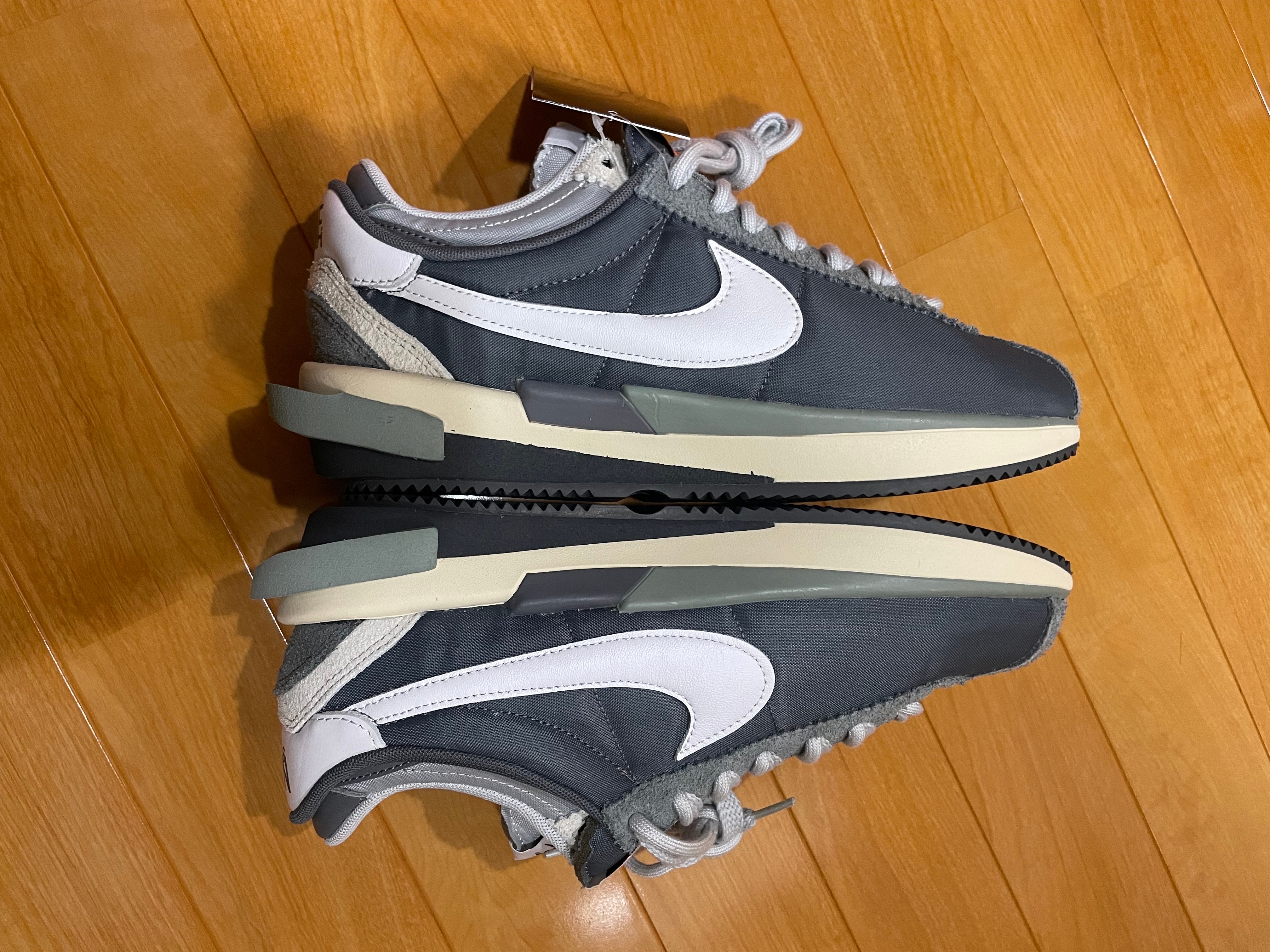 sacai × Nike Zoom Cortez "Iron Grey"