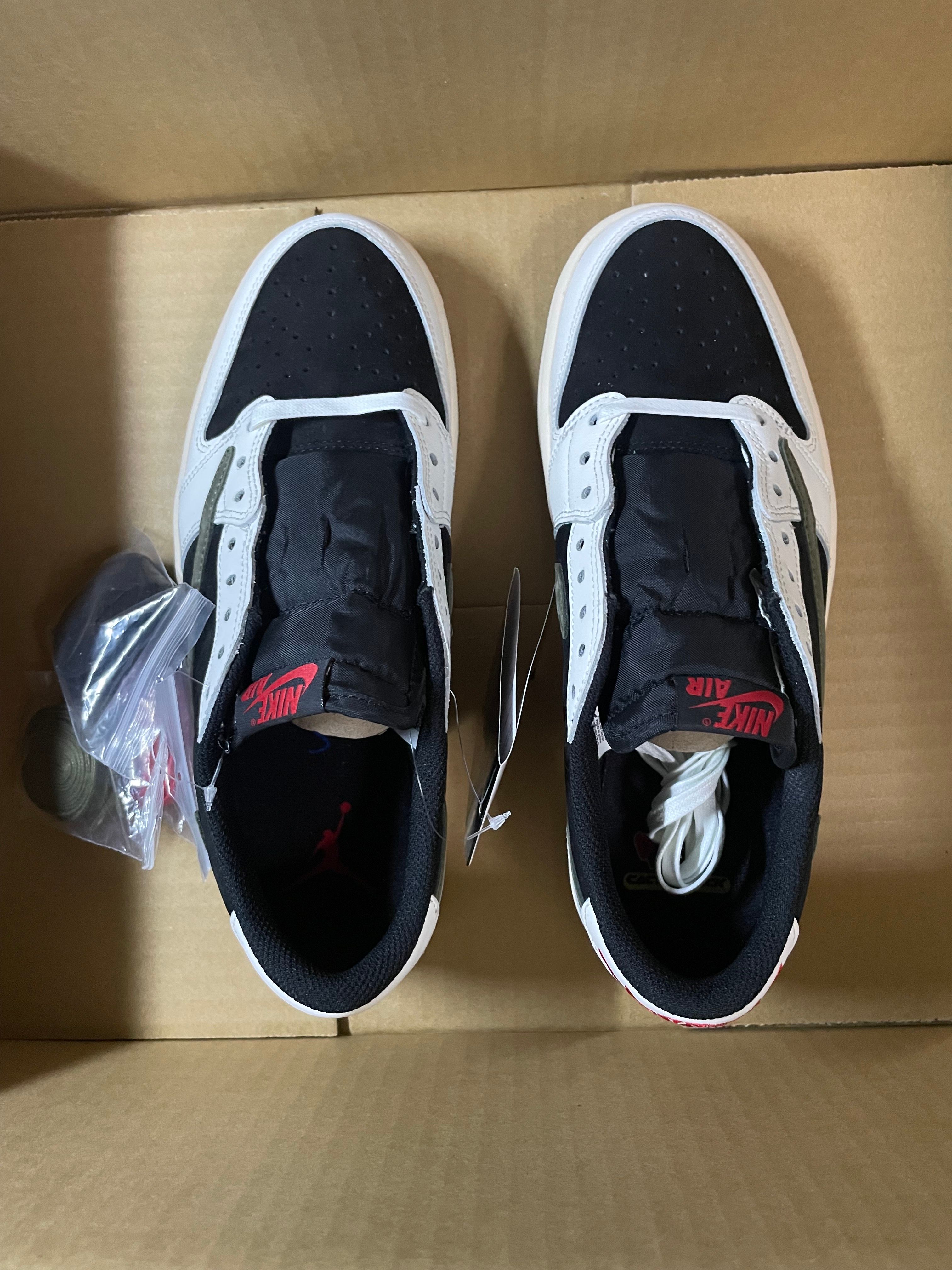 Travis Scott × Nike Women's Air Jordan 1 Low OG "Medium Olive"