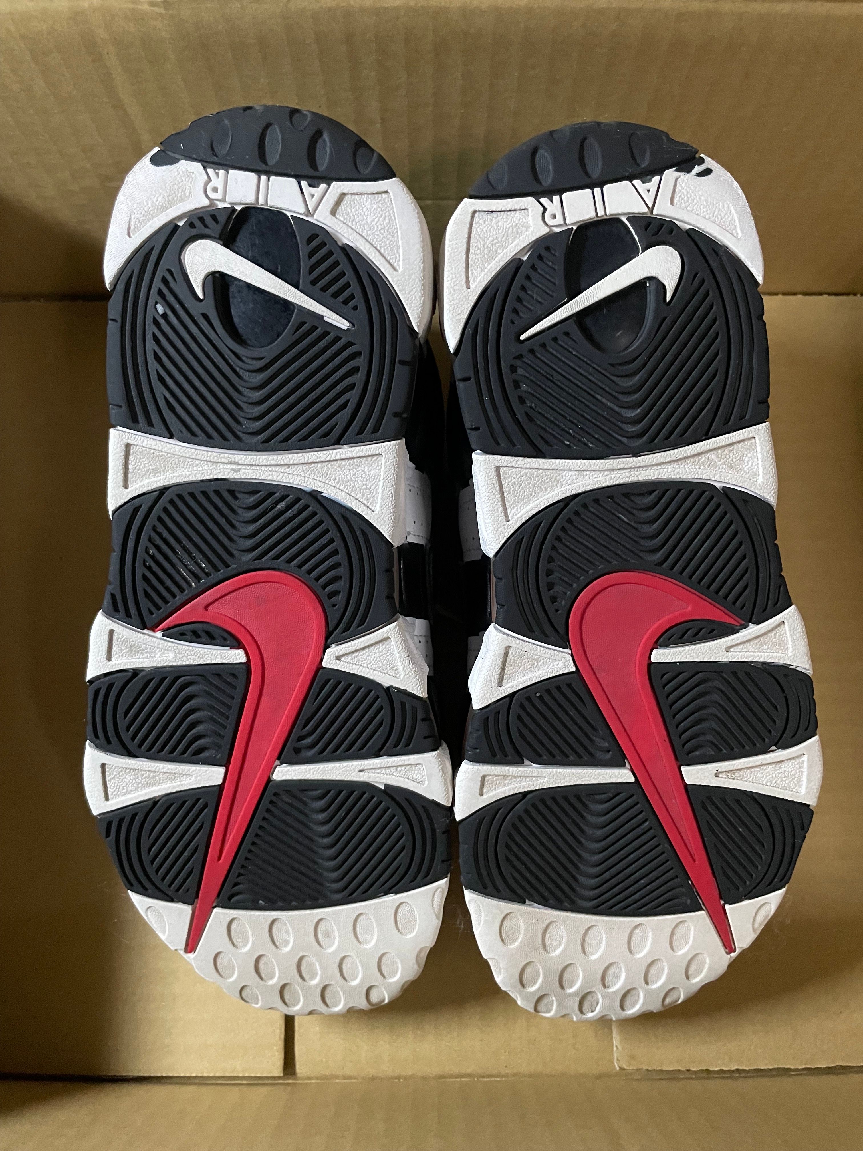 Nike Air More up Tempo "White/Black/University Red"(~2018)