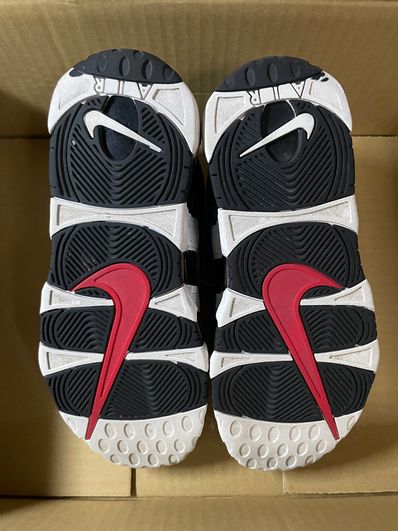 Nike Air More up Tempo "White/Black/University Red"(~2018)