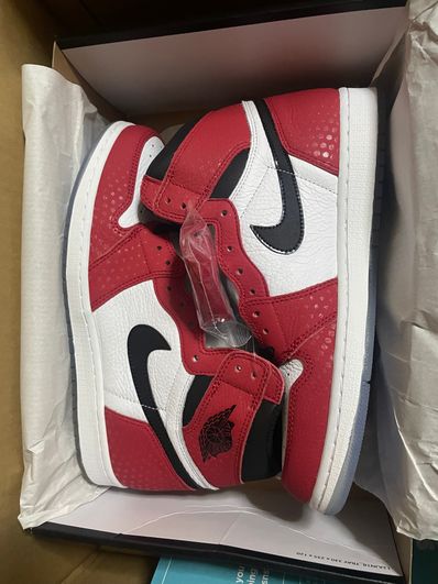 Spiderman × Nike Air Jordan 1 Origin Story "Gym Red/White/Photo Blue/Black"