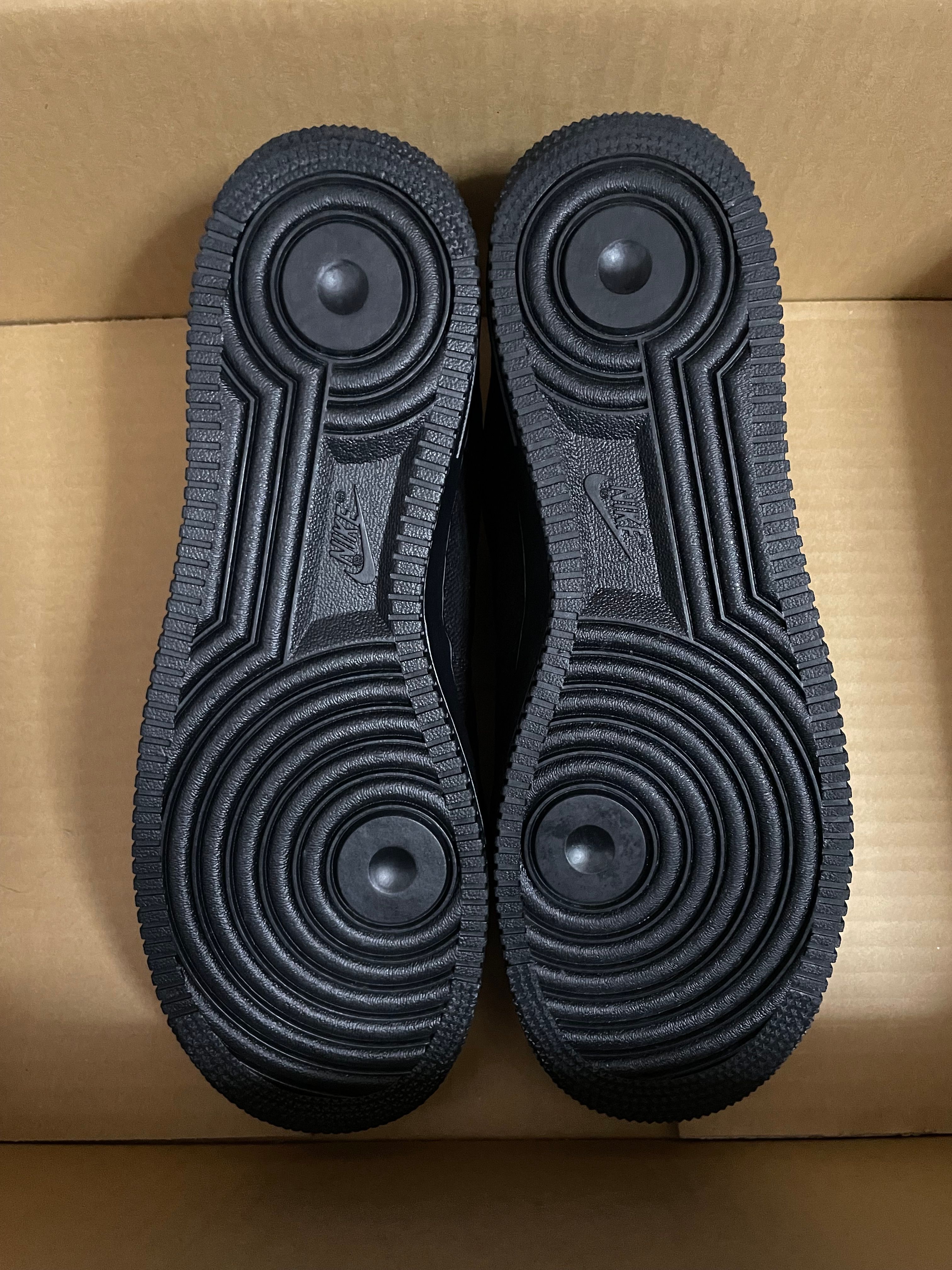 Stussy × Nike Air Force 1 Low "Triple Black"